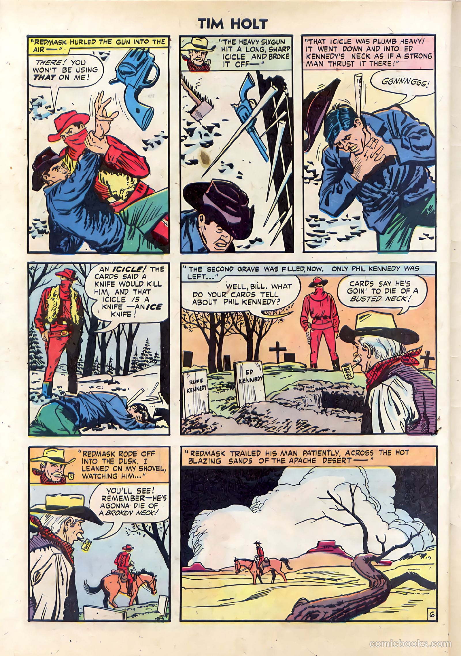 Tim Holt #32 (1952) — page 32 of 36
