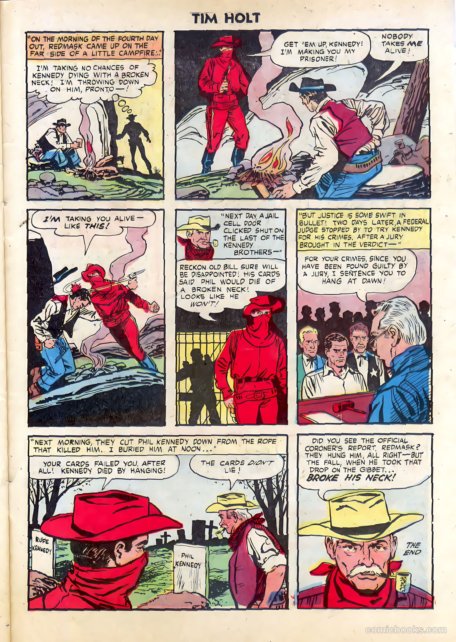 Tim Holt #32 (1952) — page 33 of 36