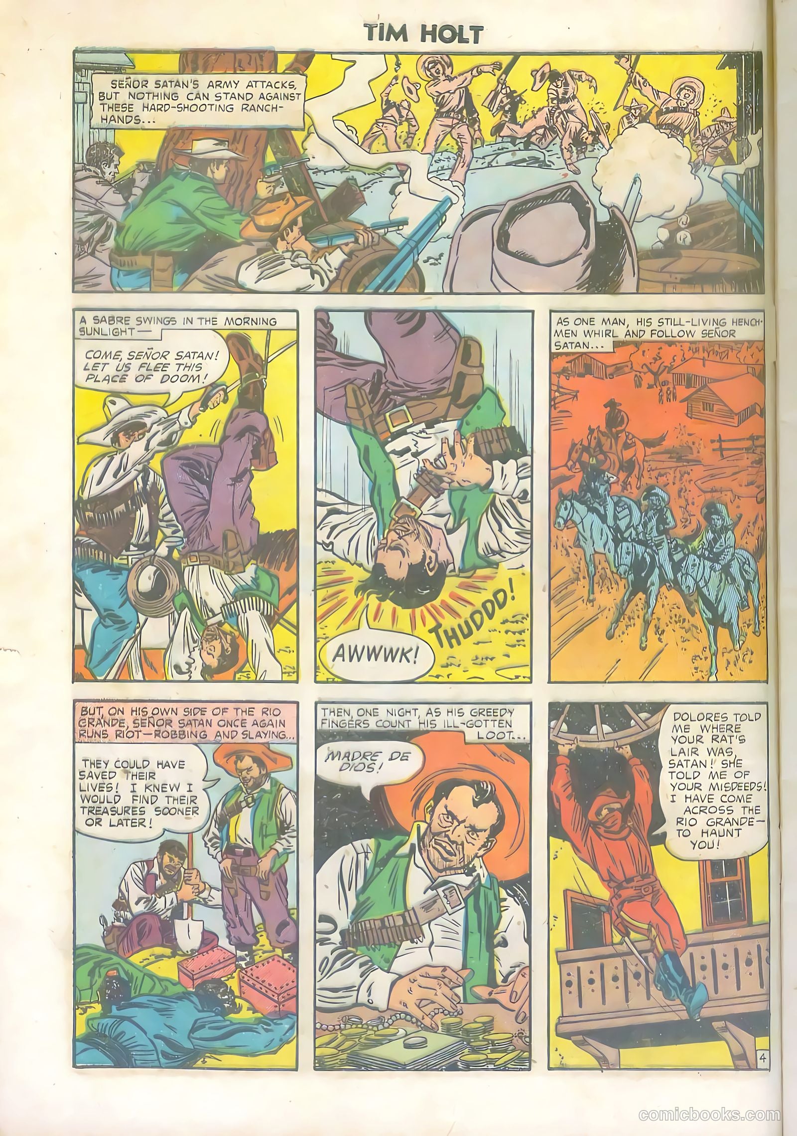 Tim Holt #33 (1952) — page 6 of 36