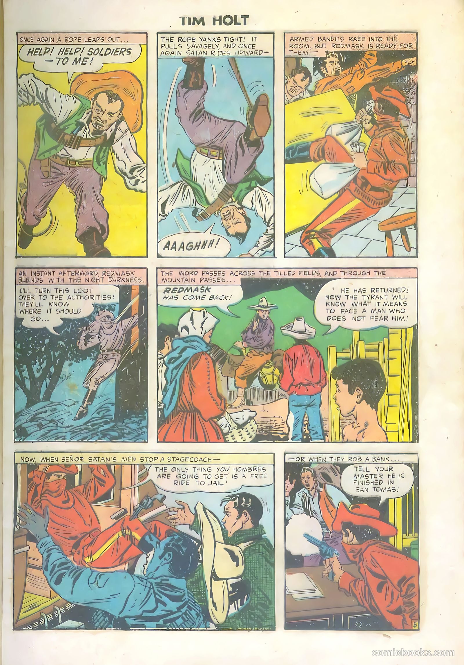 Tim Holt #33 (1952) — page 7 of 36