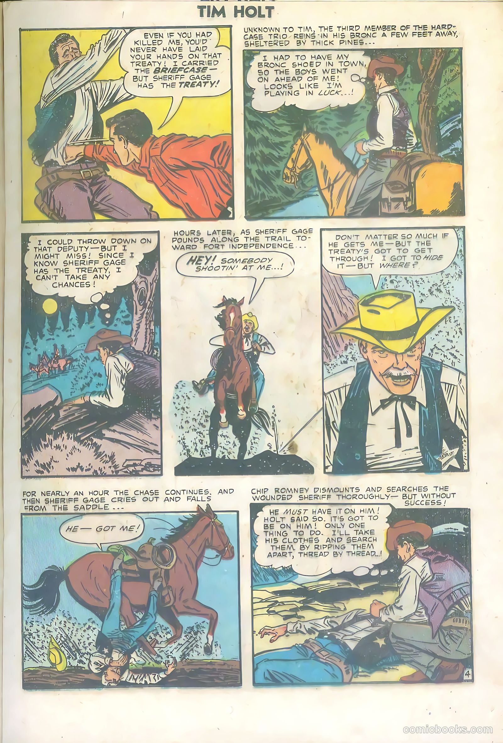Tim Holt #33 (1952) — page 15 of 36