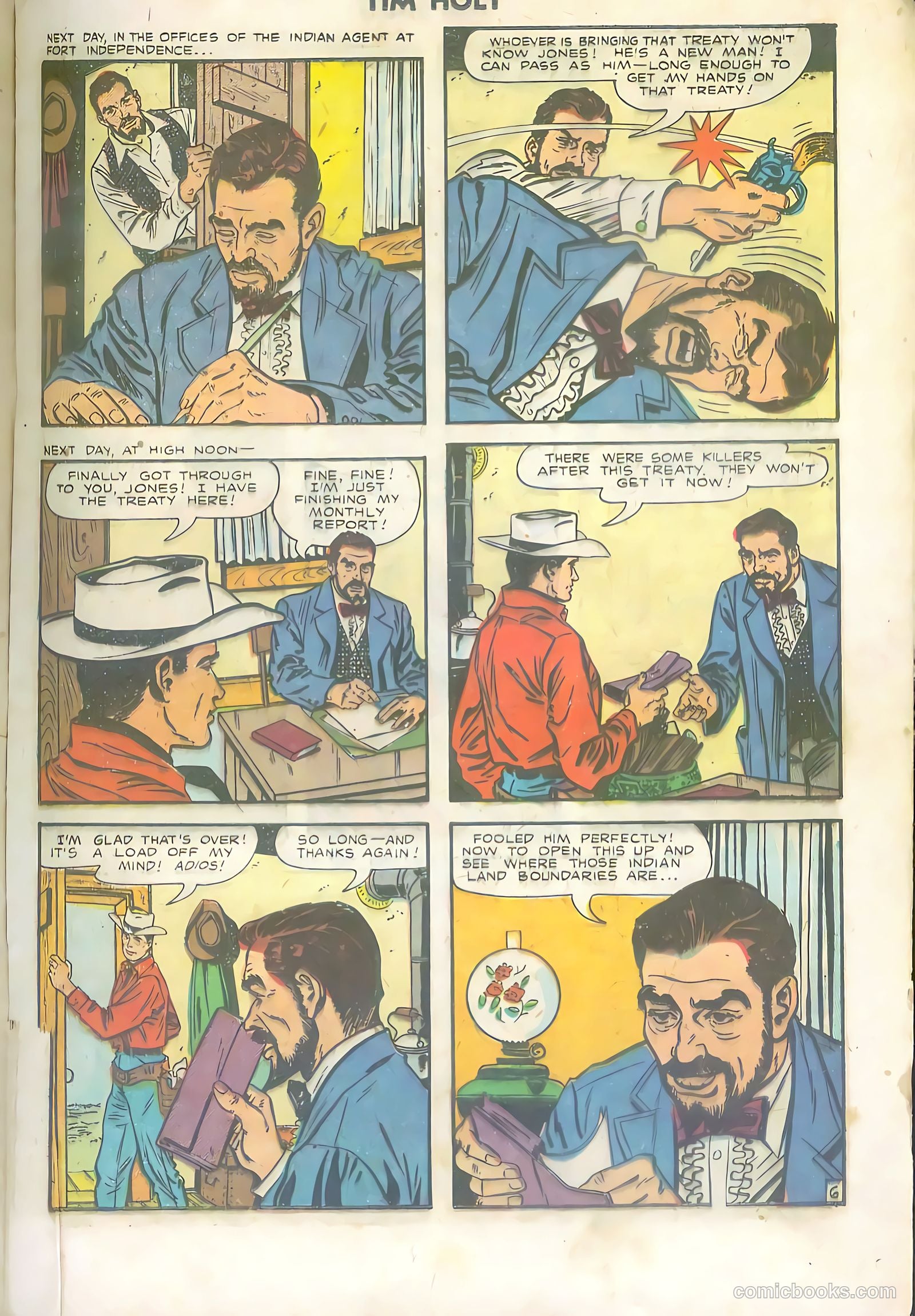 Tim Holt #33 (1952) — page 17 of 36