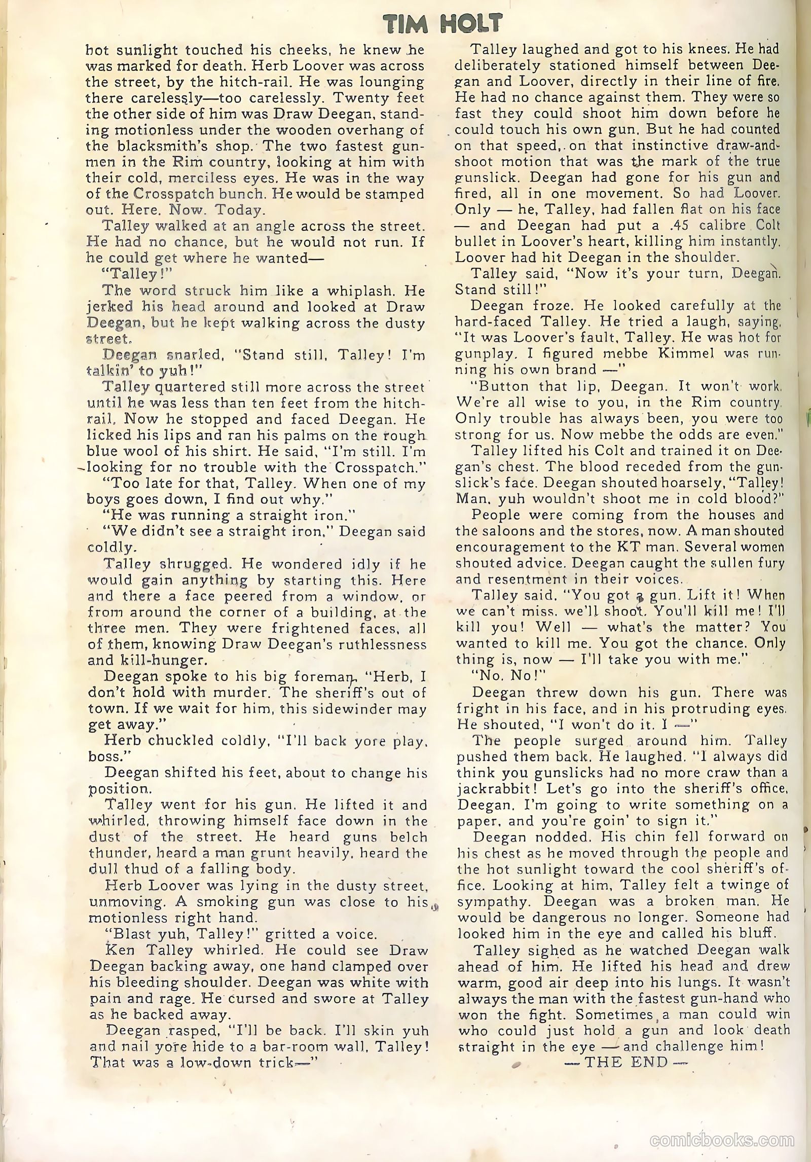 Tim Holt #33 (1952) — page 26 of 36