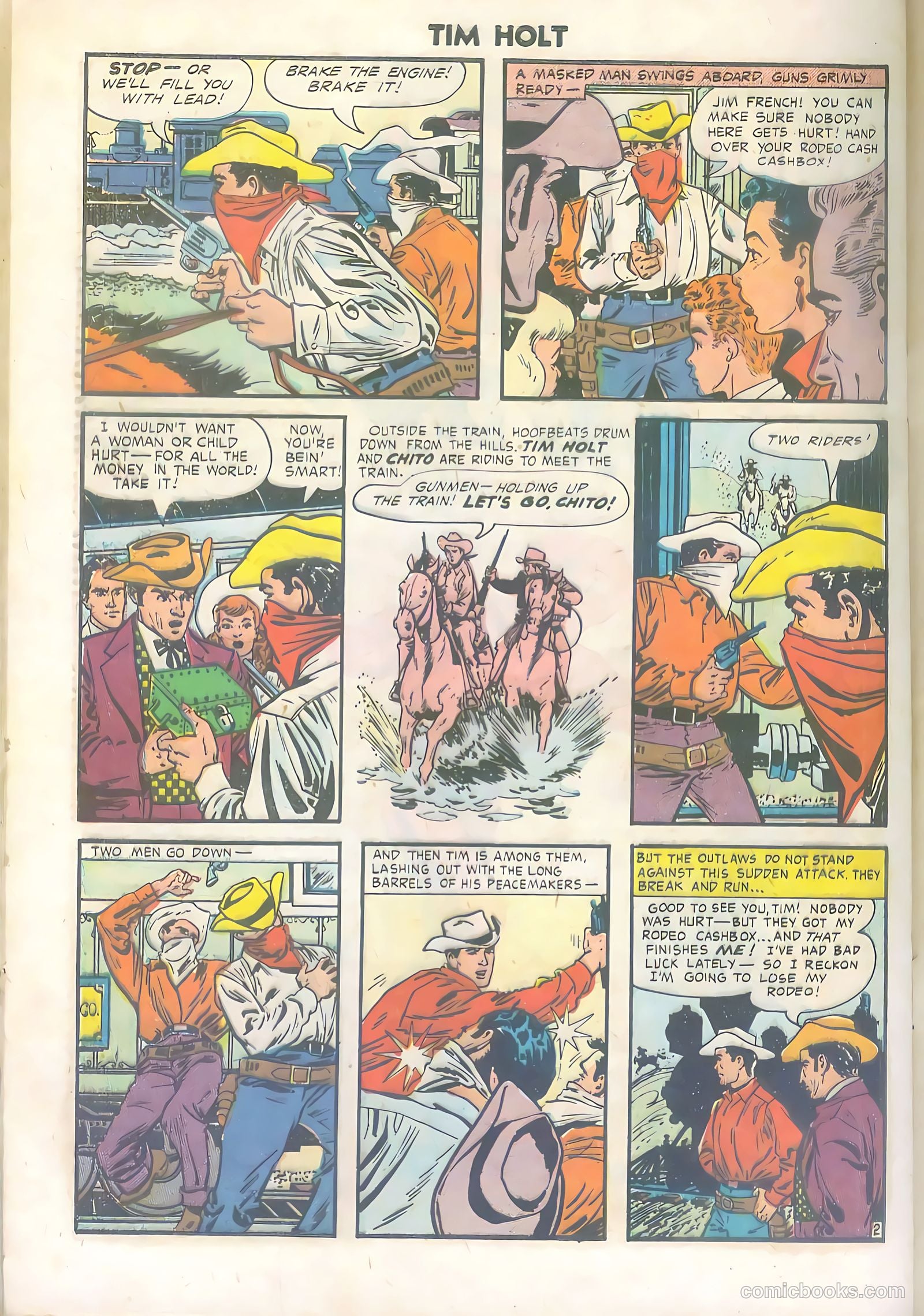 Tim Holt #33 (1952) — page 28 of 36
