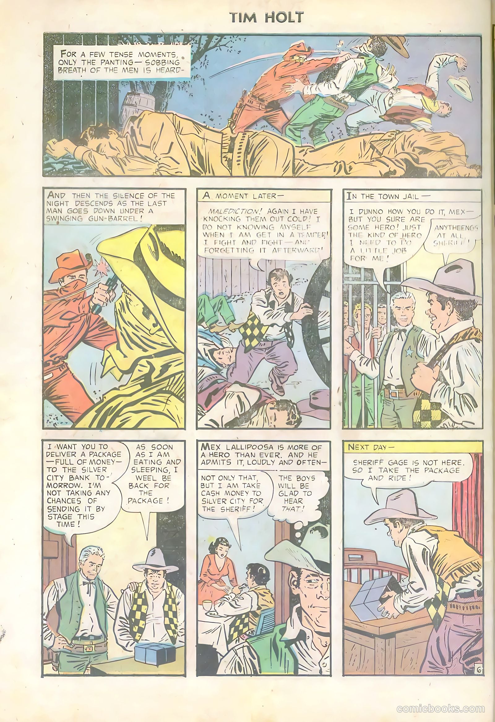 Tim Holt #34 (1953) — page 32 of 36