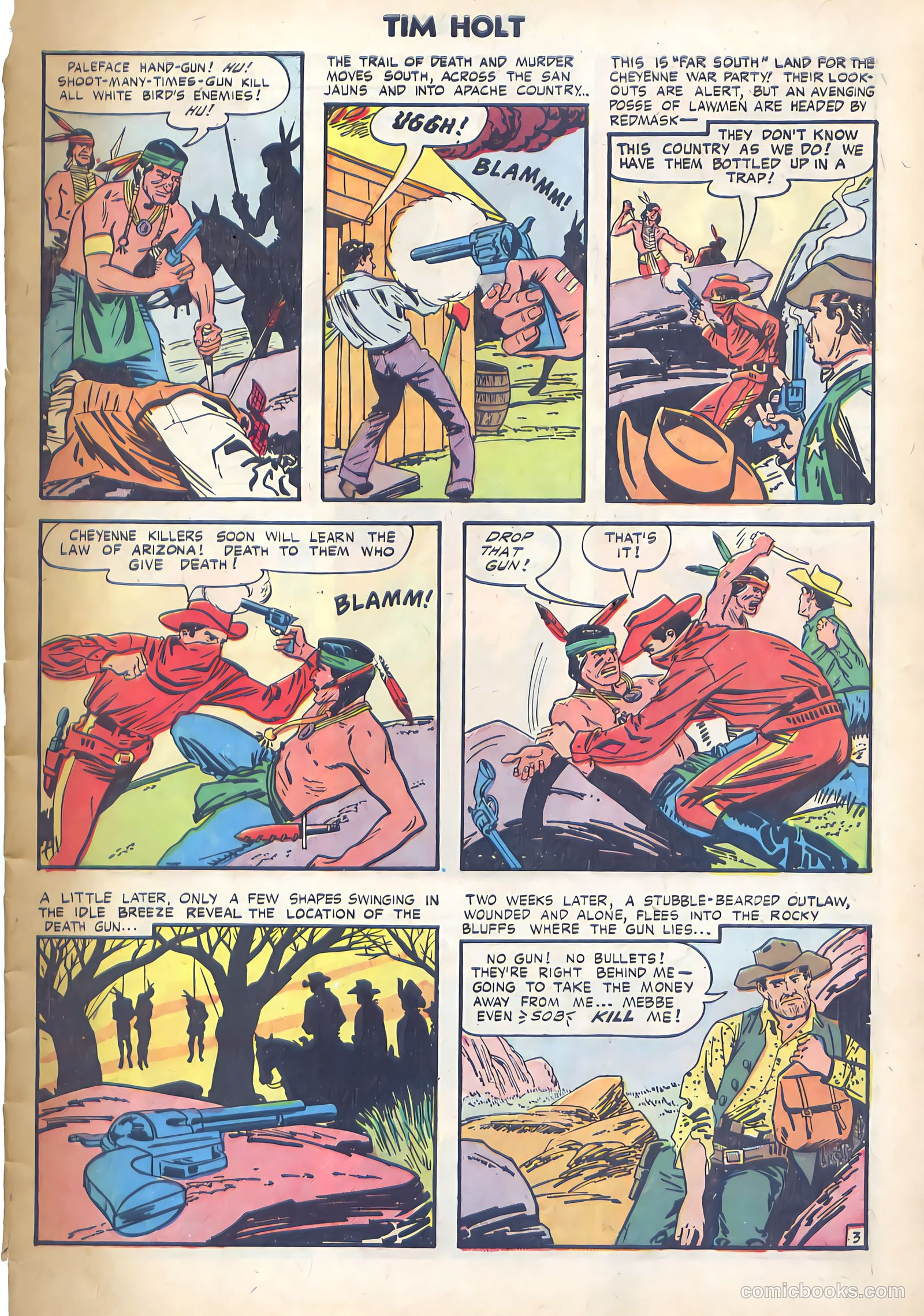 Tim Holt #35 (1953) — page 5 of 36