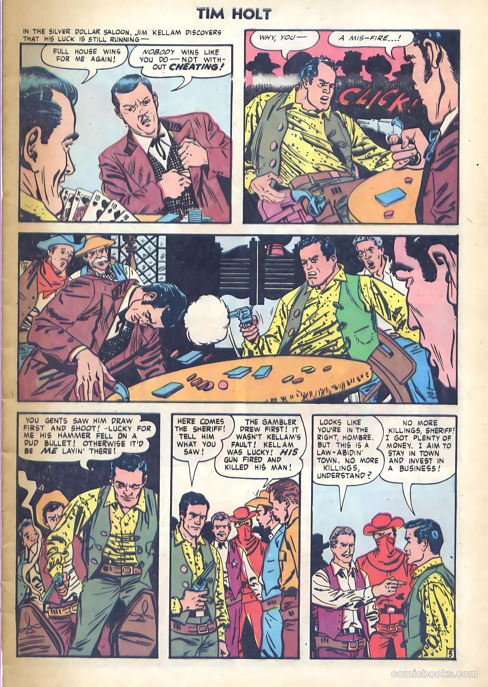 Tim Holt #35 (1953) — page 8 of 36