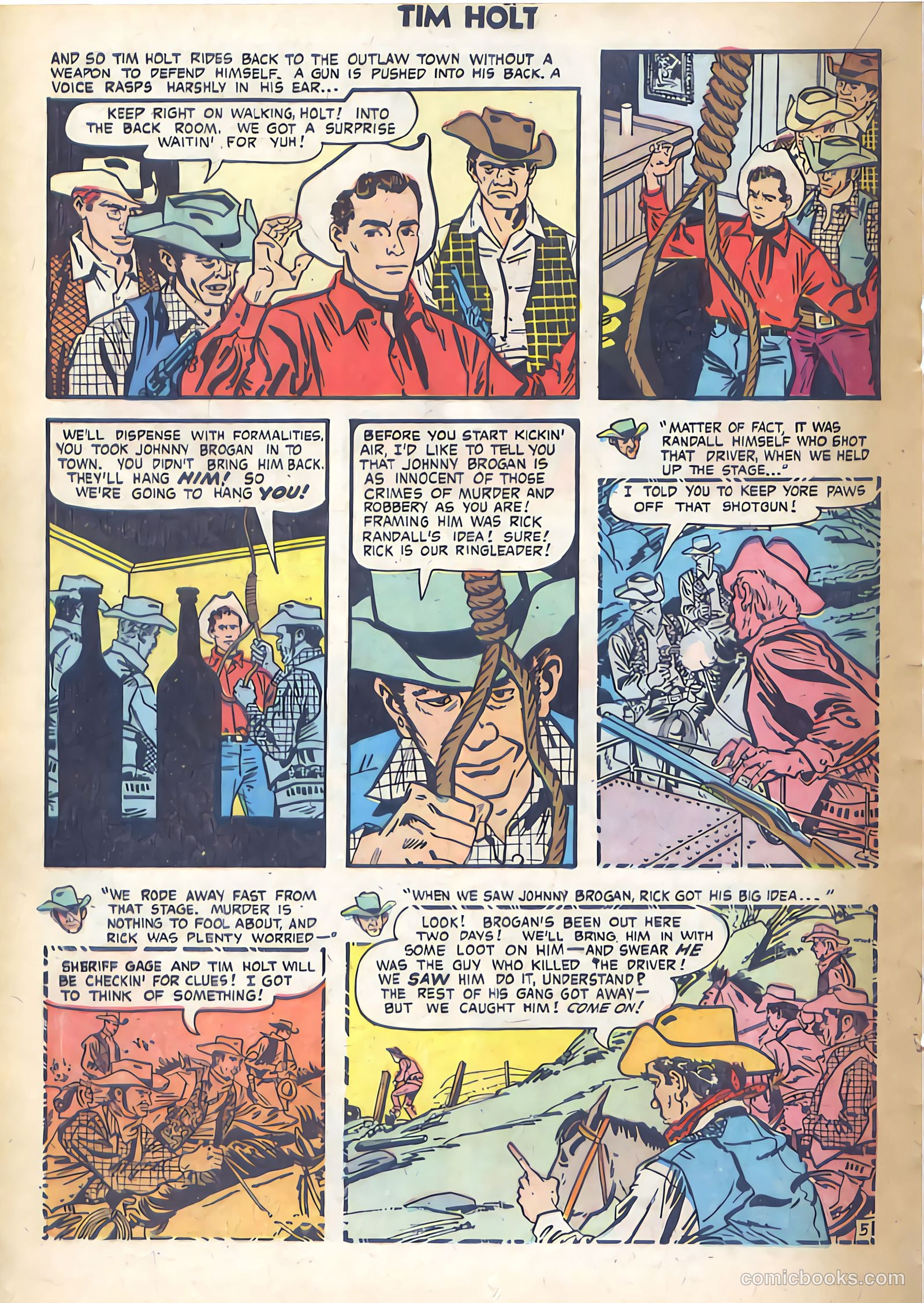Tim Holt #35 (1953) — page 18 of 36