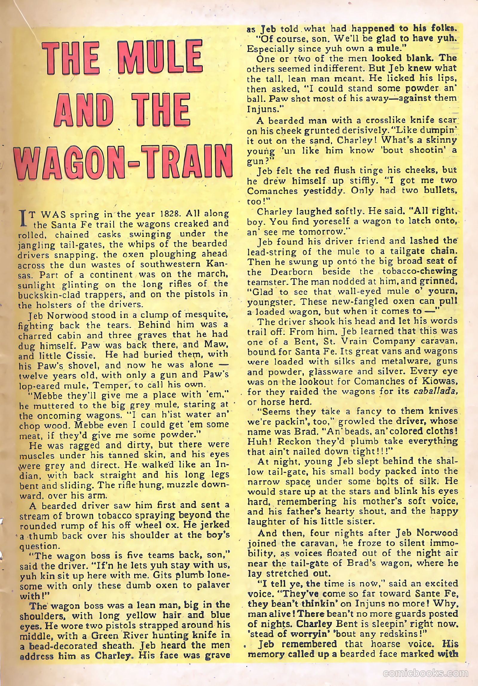 Tim Holt #35 (1953) — page 21 of 36