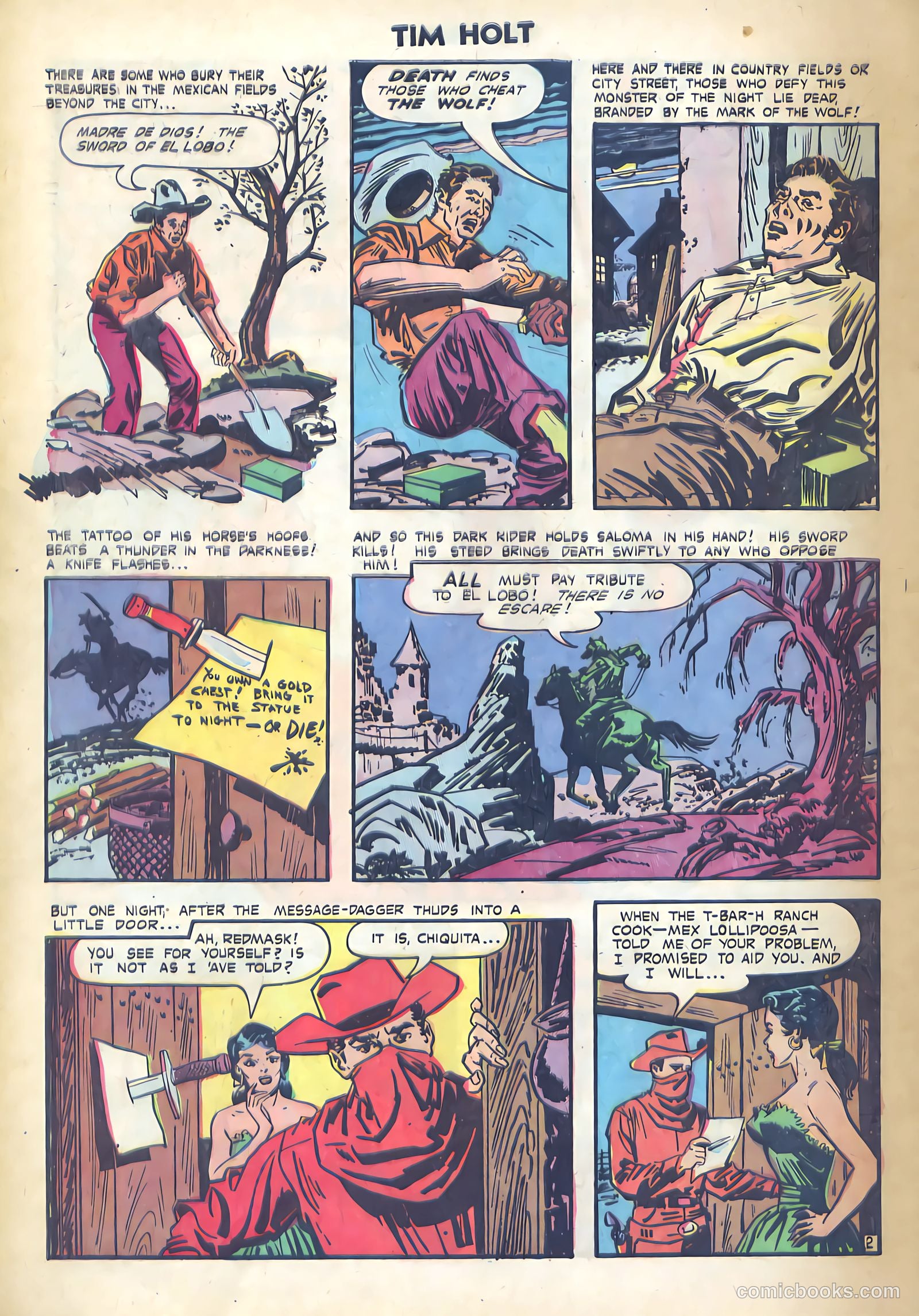 Tim Holt #35 (1953) — page 28 of 36