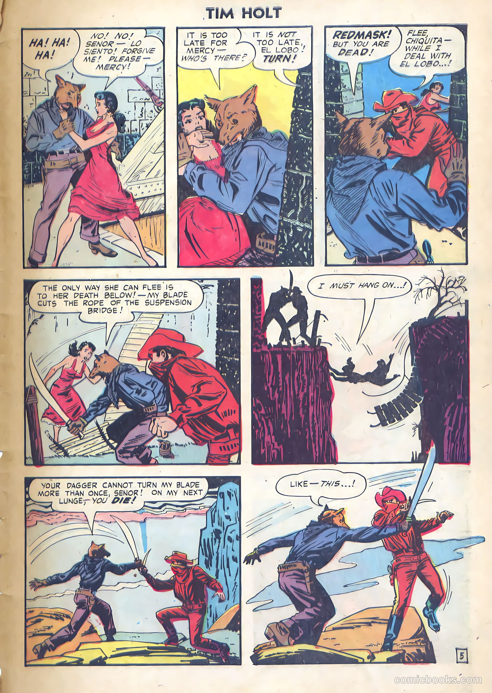 Tim Holt #35 (1953) — page 31 of 36