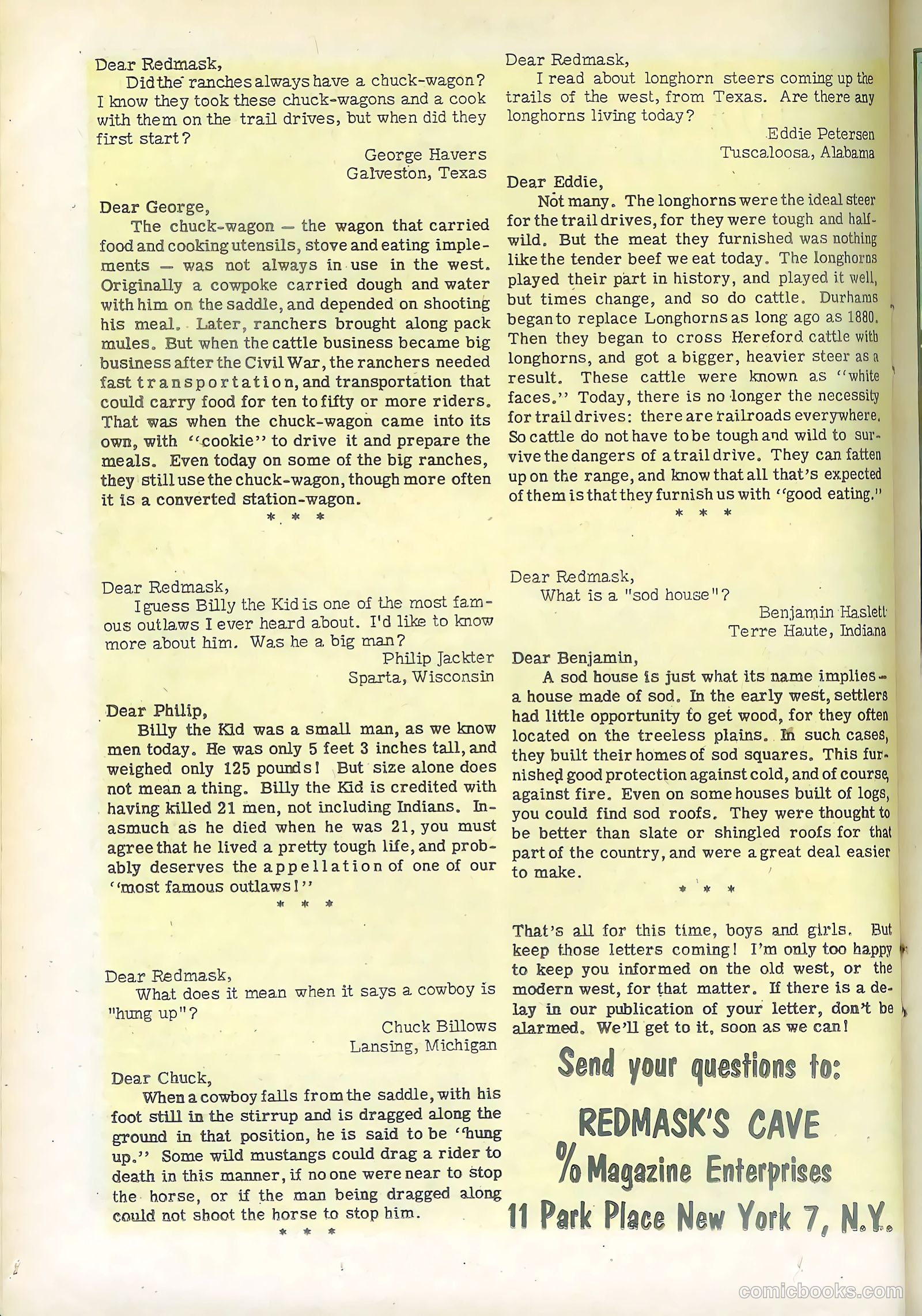Tim Holt #36 (1953) — page 26 of 36