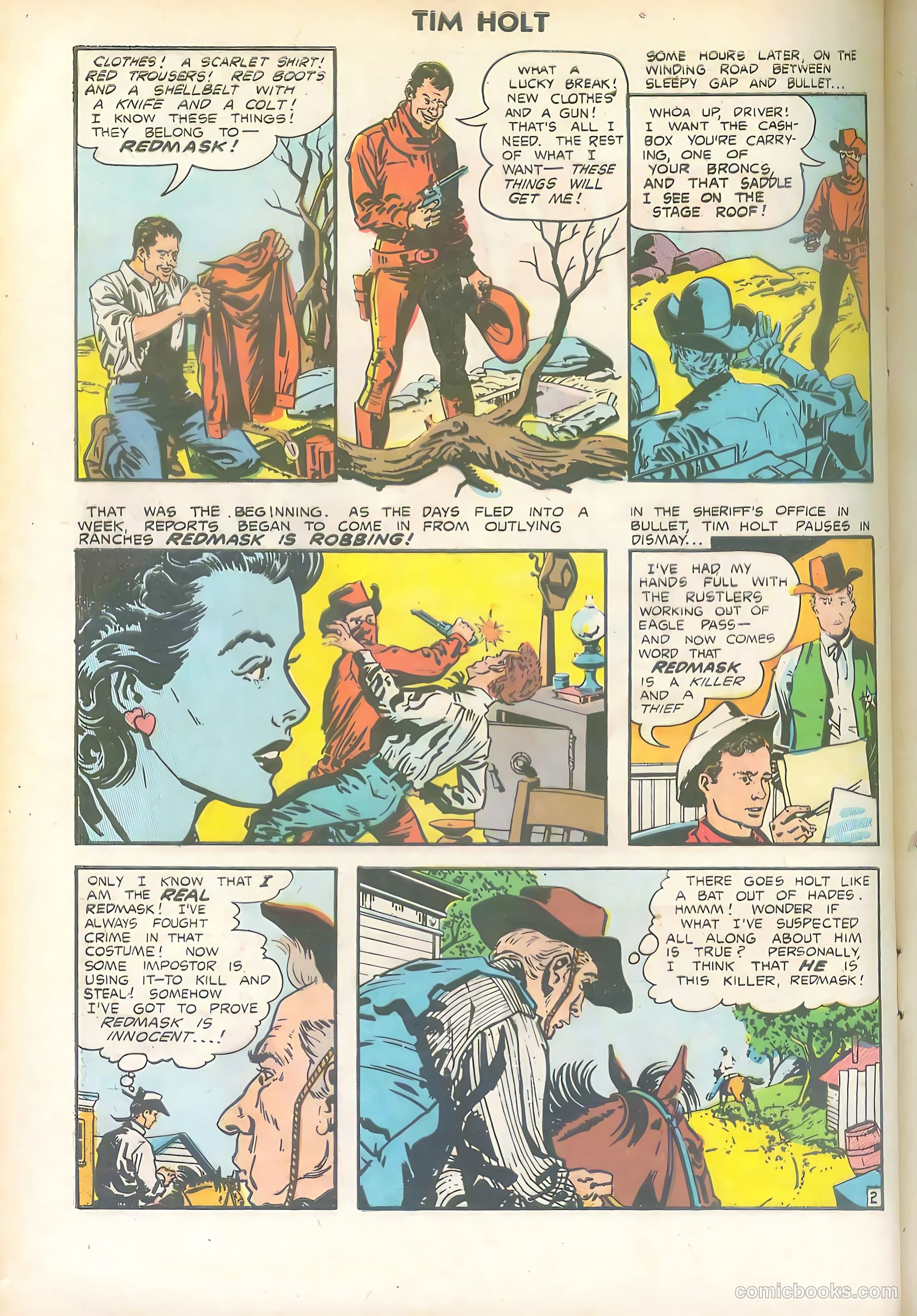 Tim Holt #36 (1953) — page 28 of 36