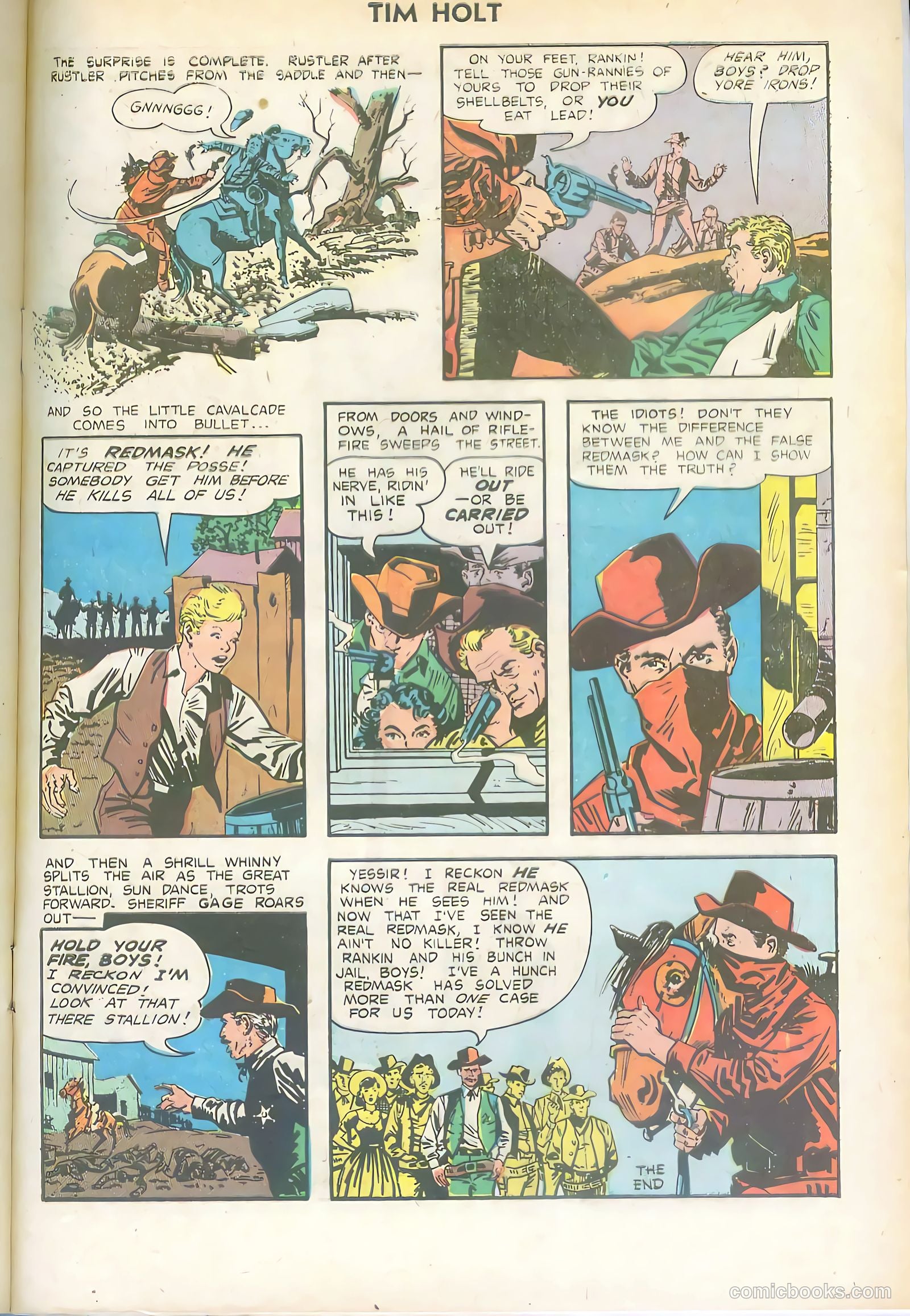 Tim Holt #36 (1953) — page 33 of 36