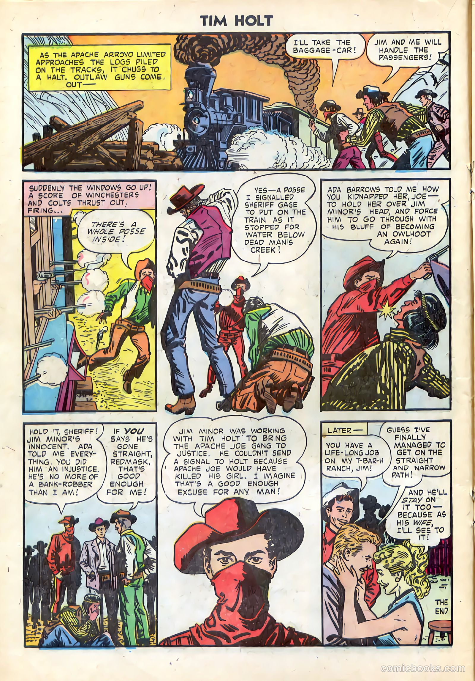 Tim Holt #37 (1953) — page 16 of 36