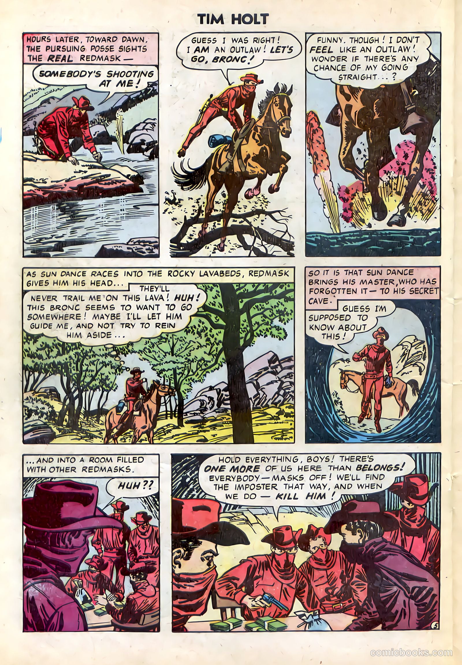 Tim Holt #37 (1953) — page 22 of 36