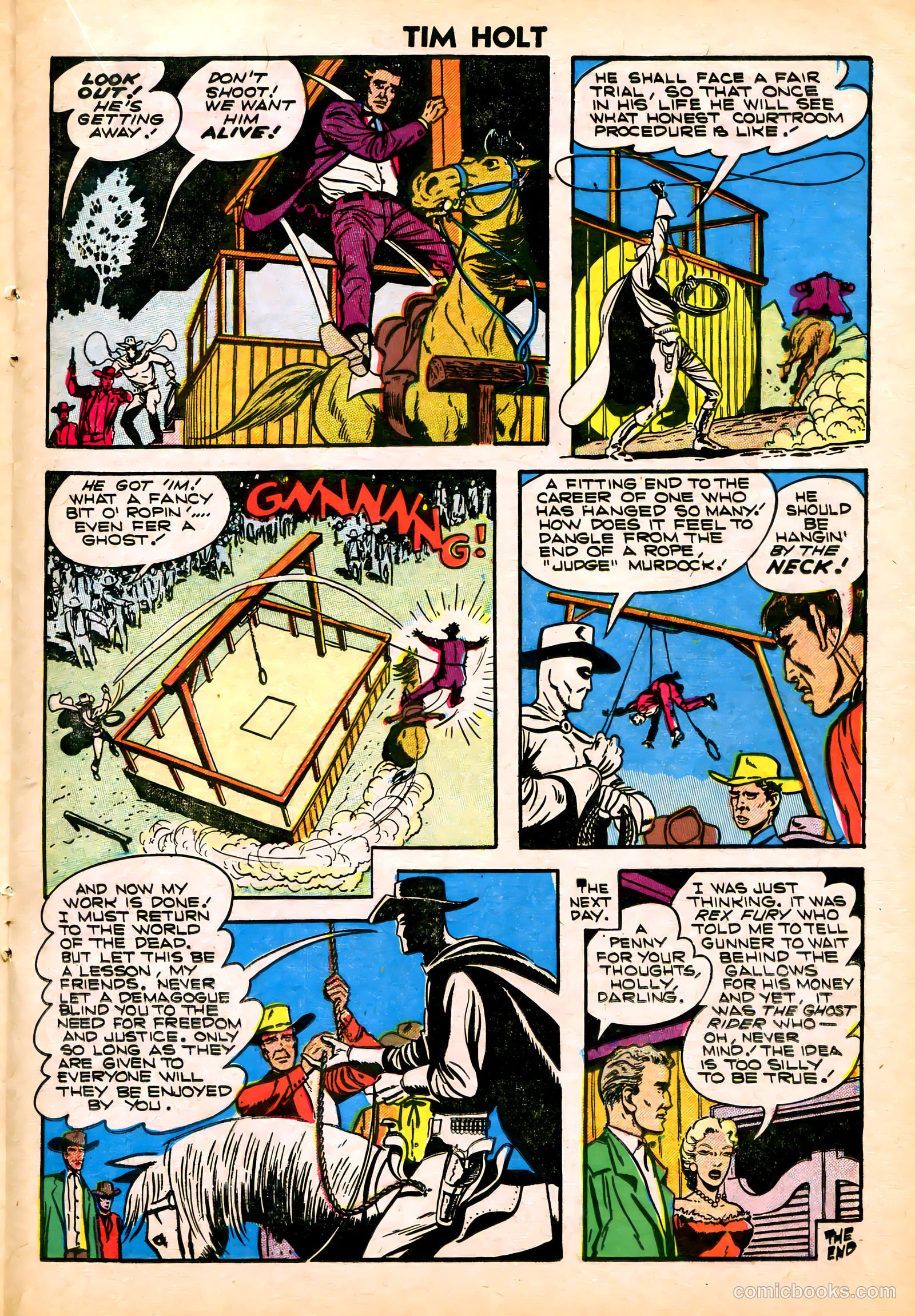 Tim Holt #39 (1953) — page 17 of 36