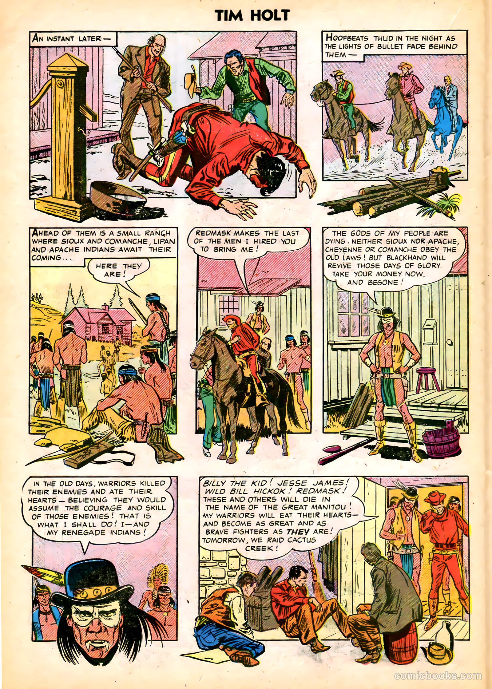 Tim Holt #39 (1953) — page 22 of 36