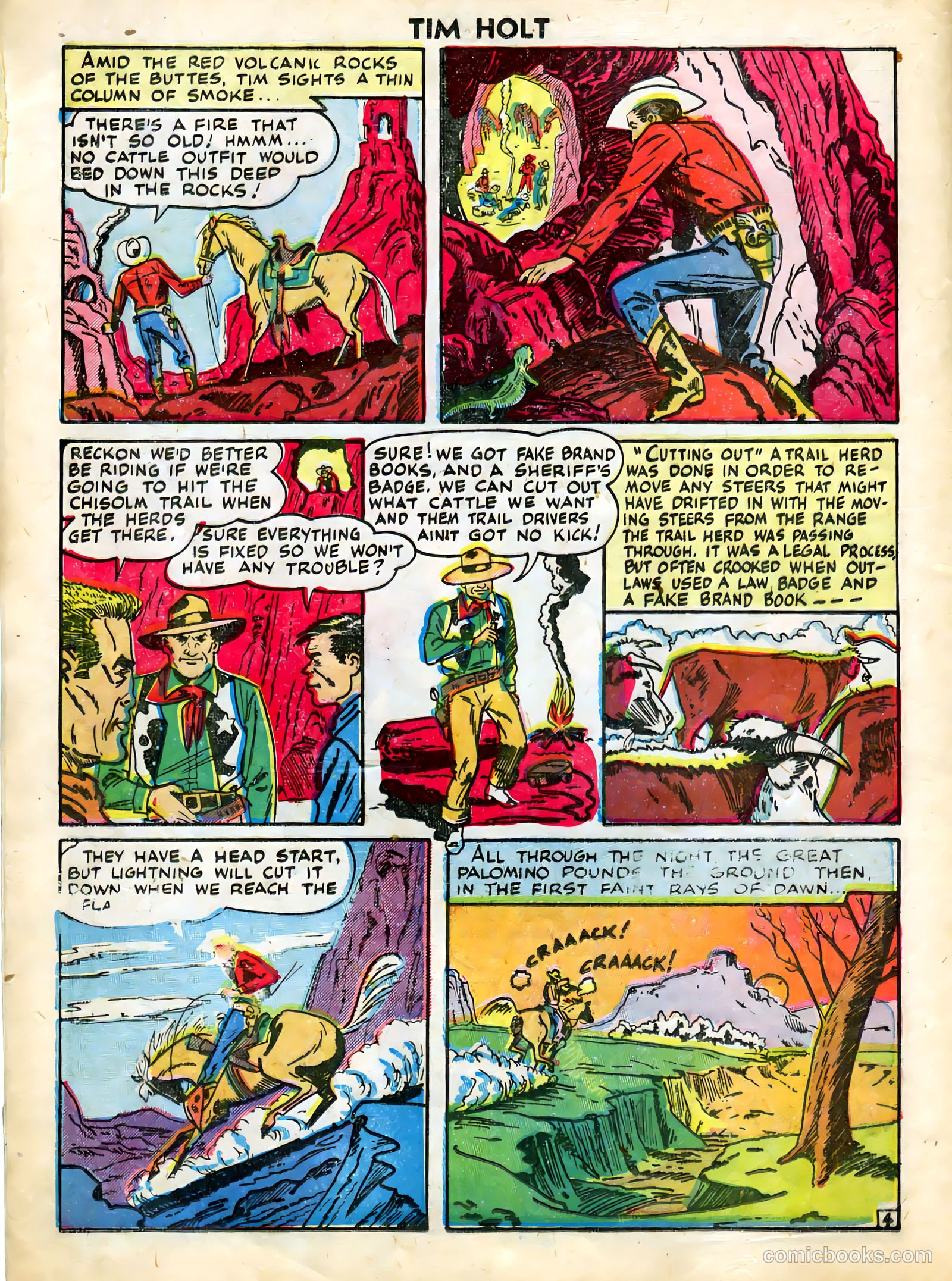 Tim Holt #4 (1949) — page 6 of 36