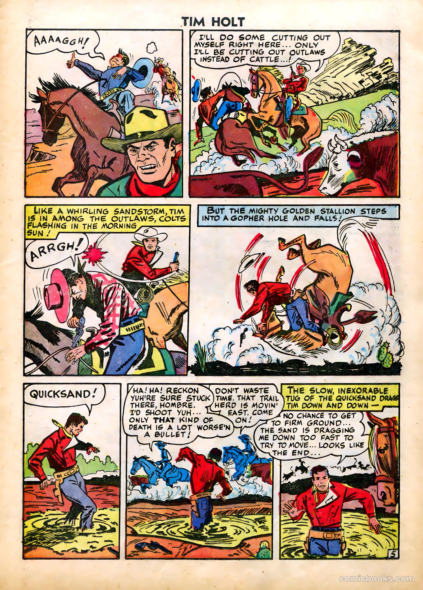 Tim Holt #4 (1949) — page 7 of 36