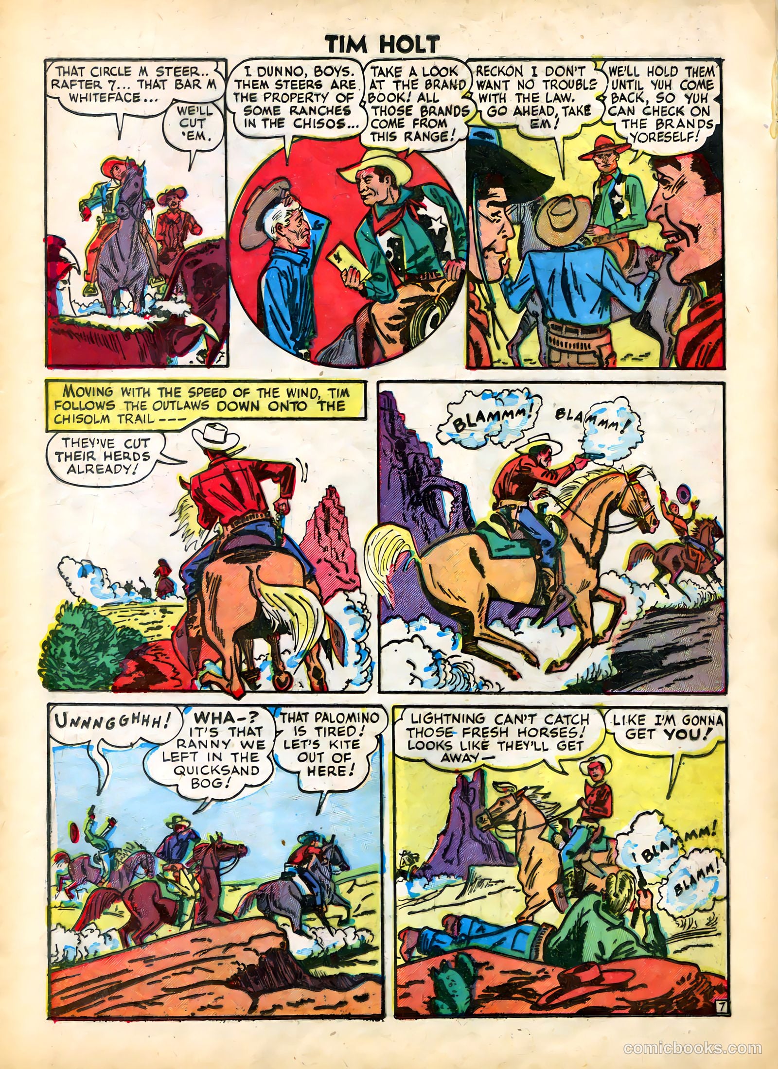 Tim Holt #4 (1949) — page 9 of 36