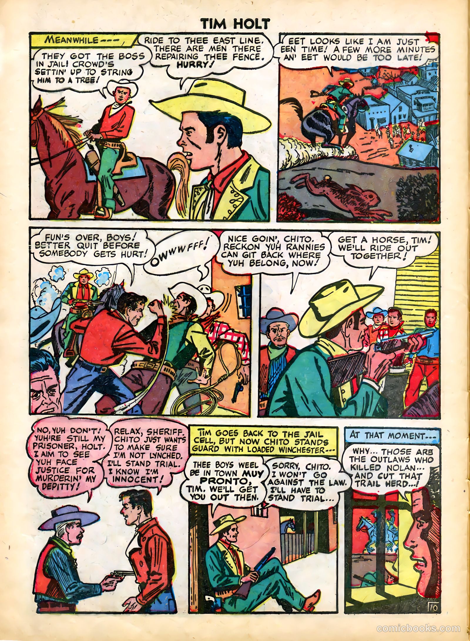 Tim Holt #4 (1949) — page 12 of 36