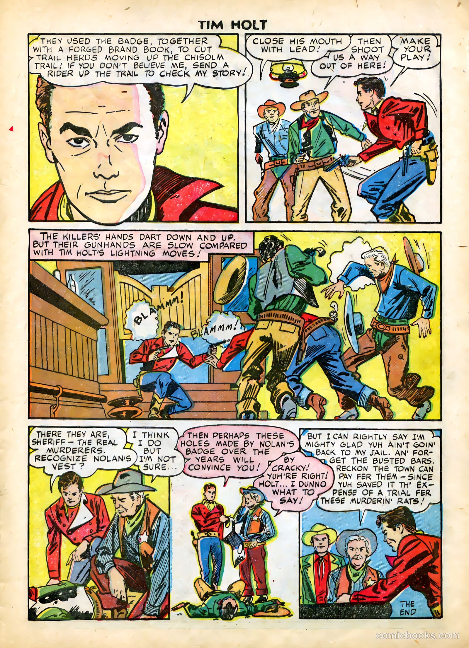 Tim Holt #4 (1949) — page 15 of 36