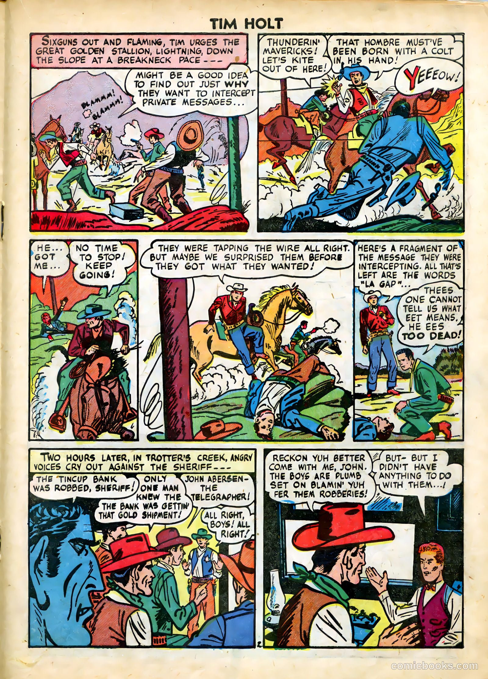 Tim Holt #4 (1949) — page 19 of 36