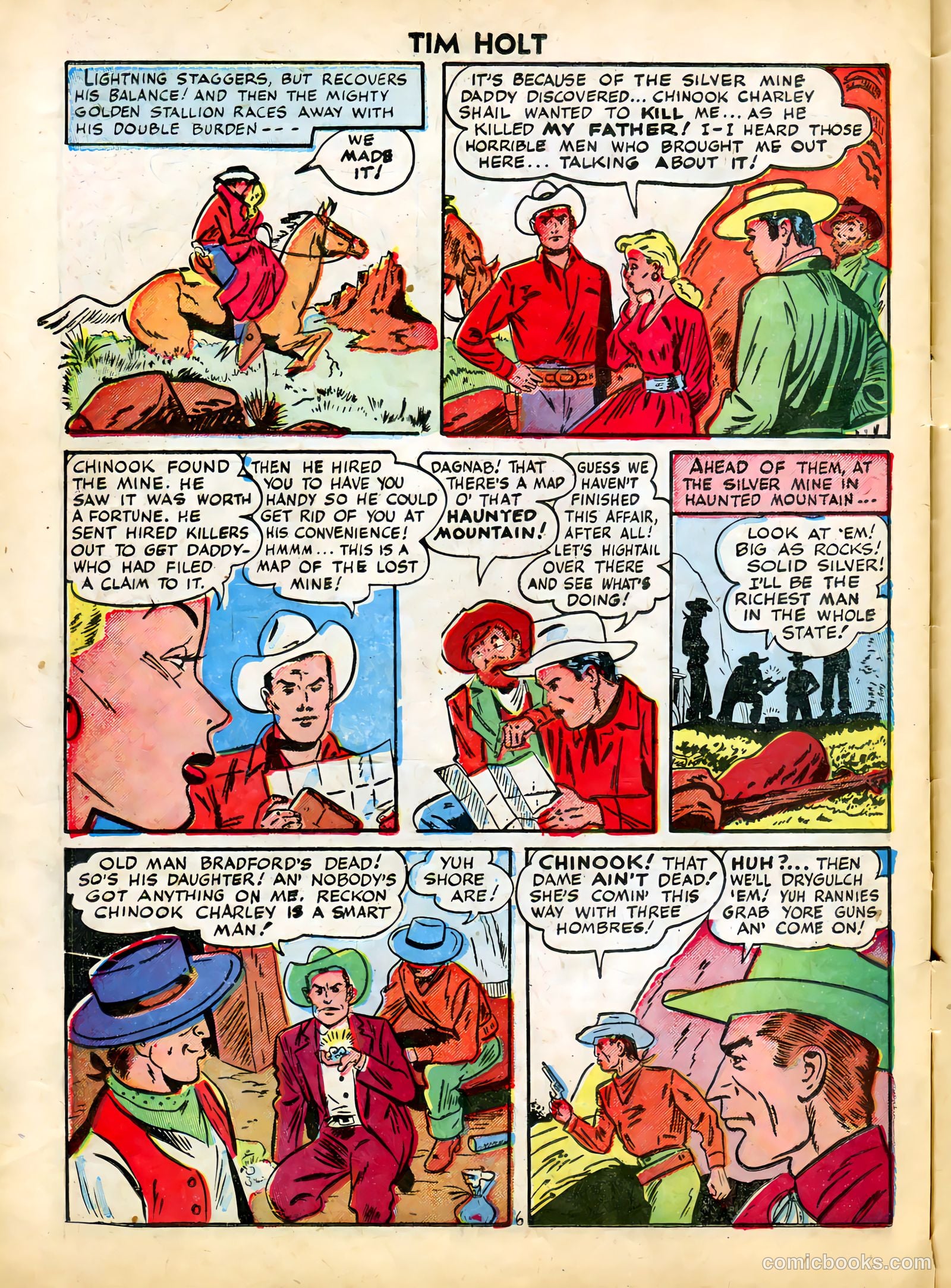 Tim Holt #4 (1949) — page 32 of 36