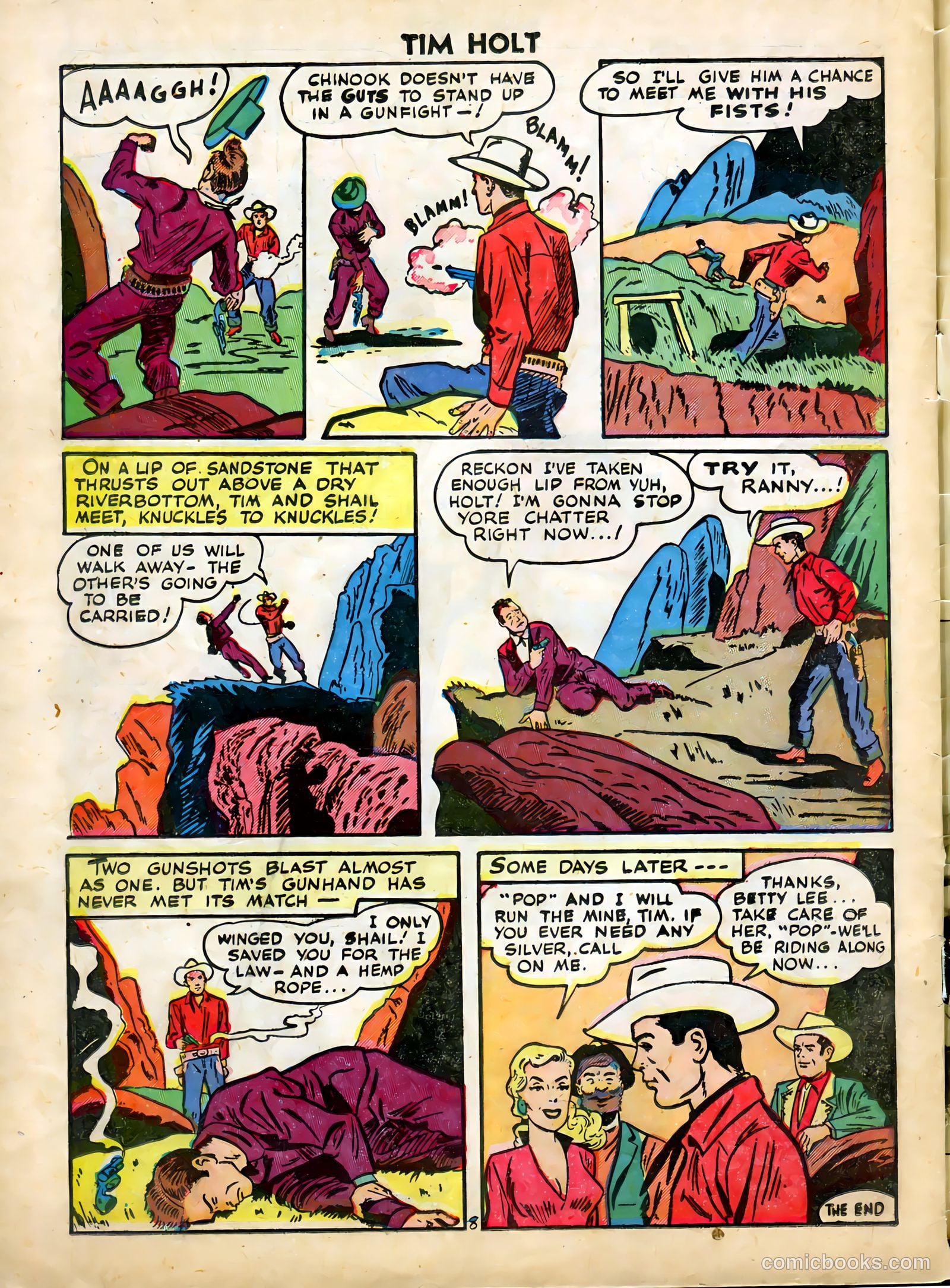 Tim Holt #4 (1949) — page 34 of 36