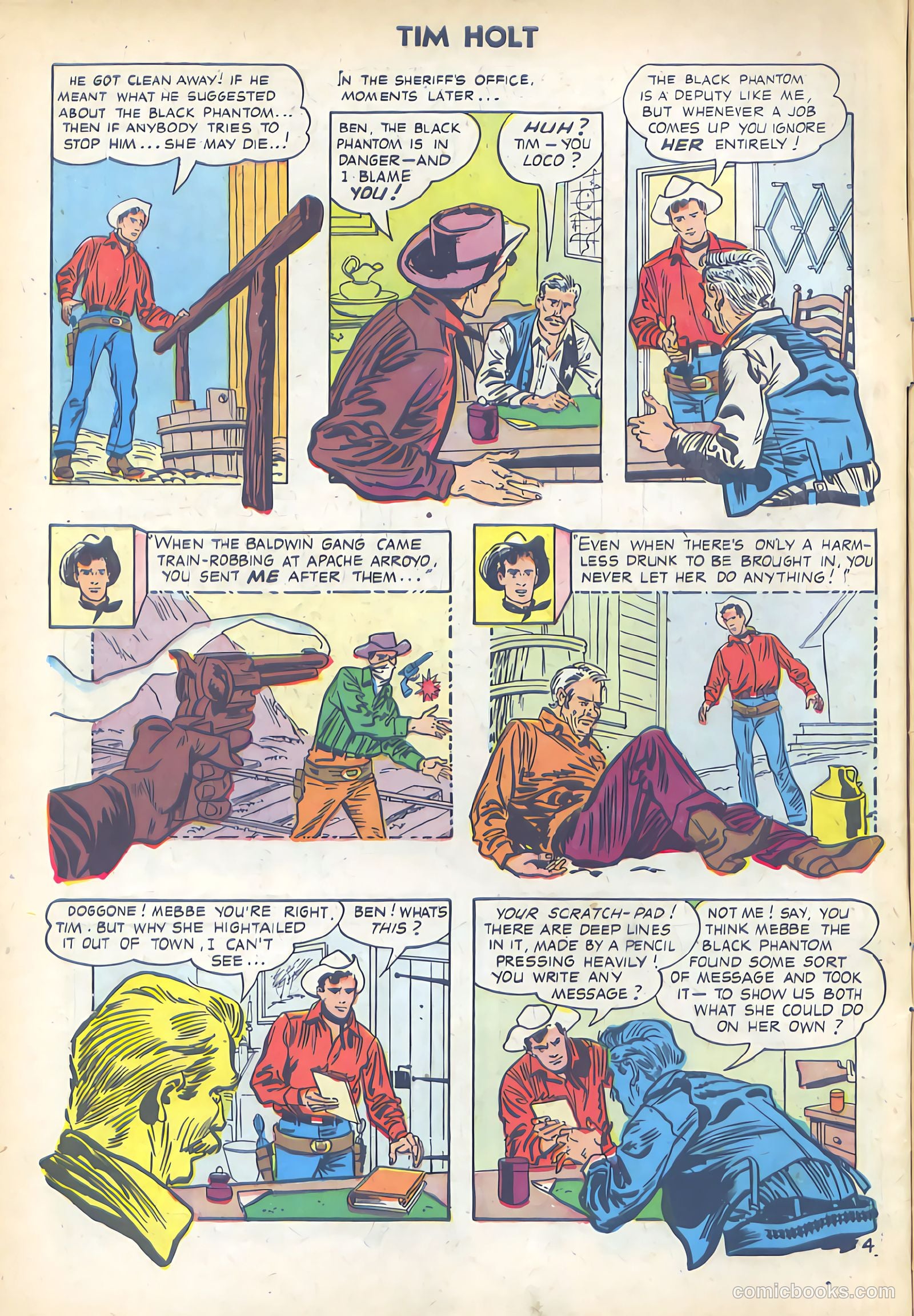 Tim Holt #40 (1954) — page 6 of 36