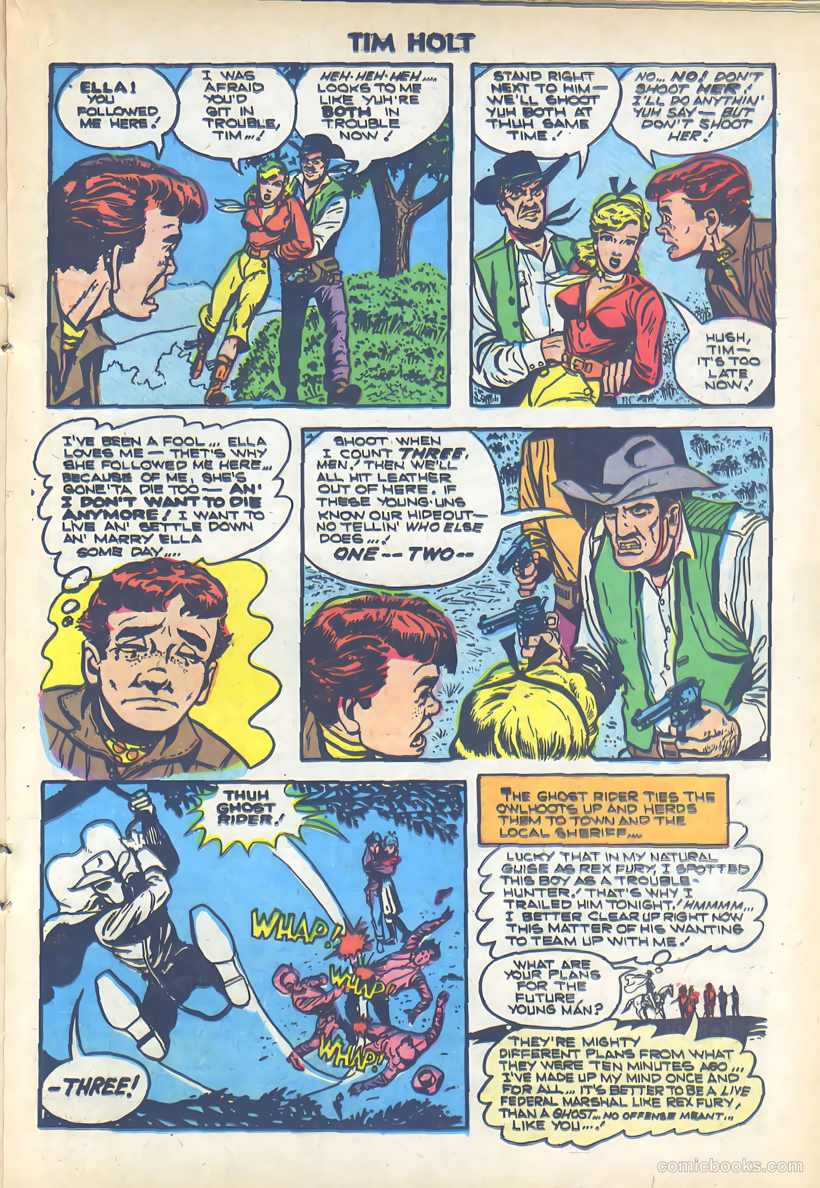 Tim Holt #40 (1954) — page 17 of 36