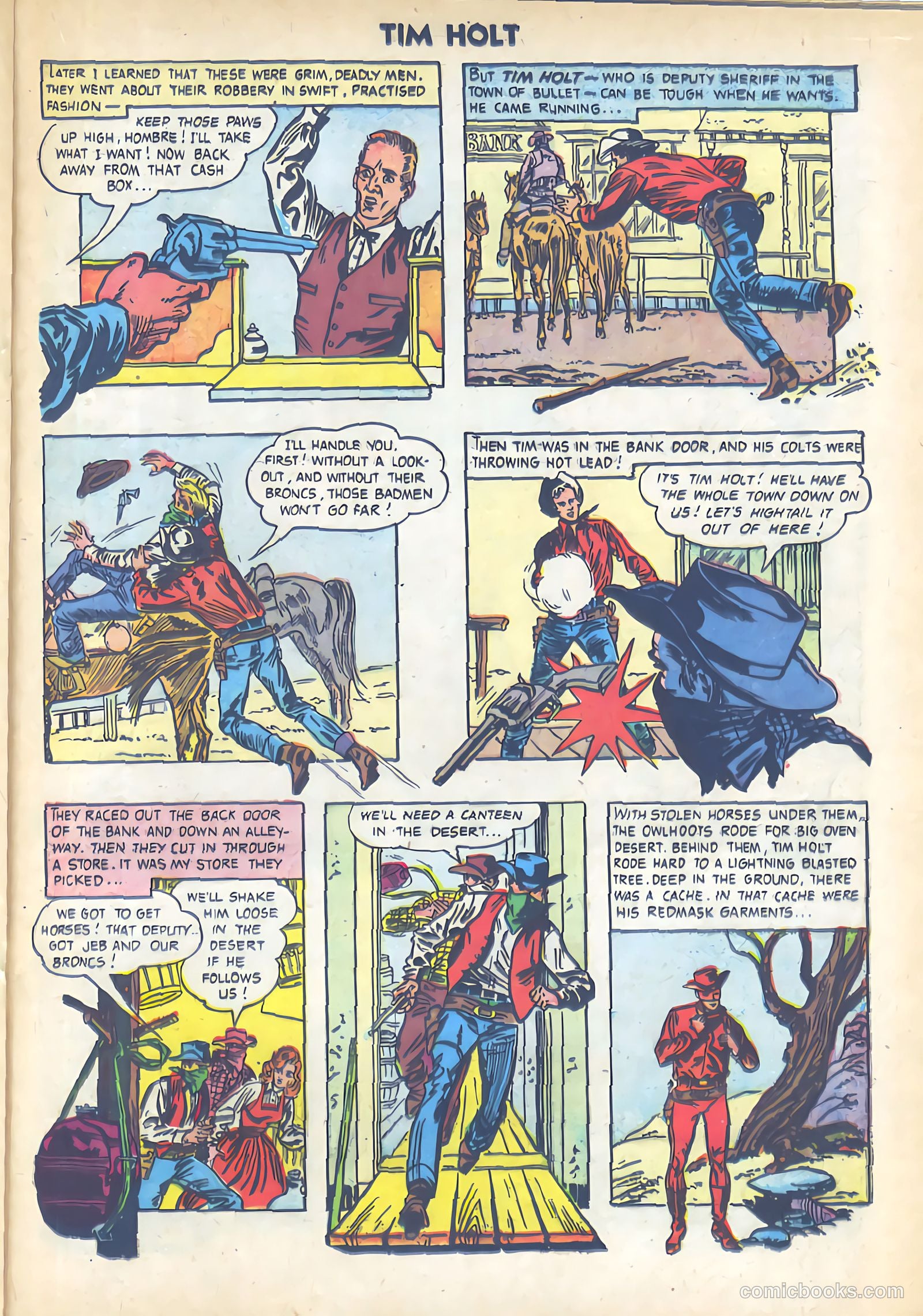 Tim Holt #40 (1954) — page 21 of 36