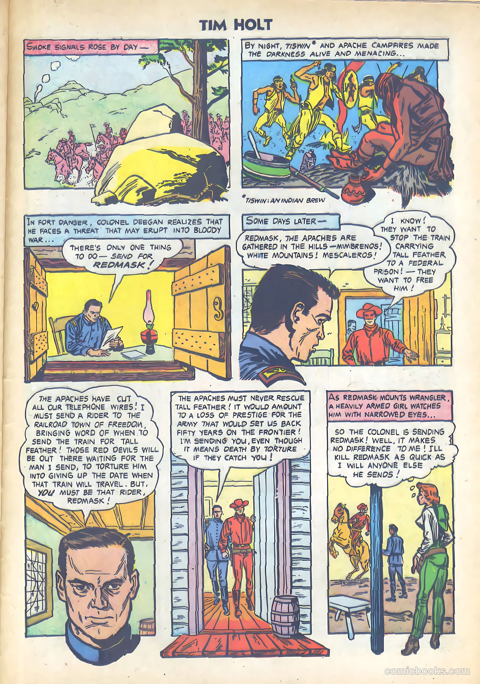 Tim Holt #40 (1954) — page 29 of 36