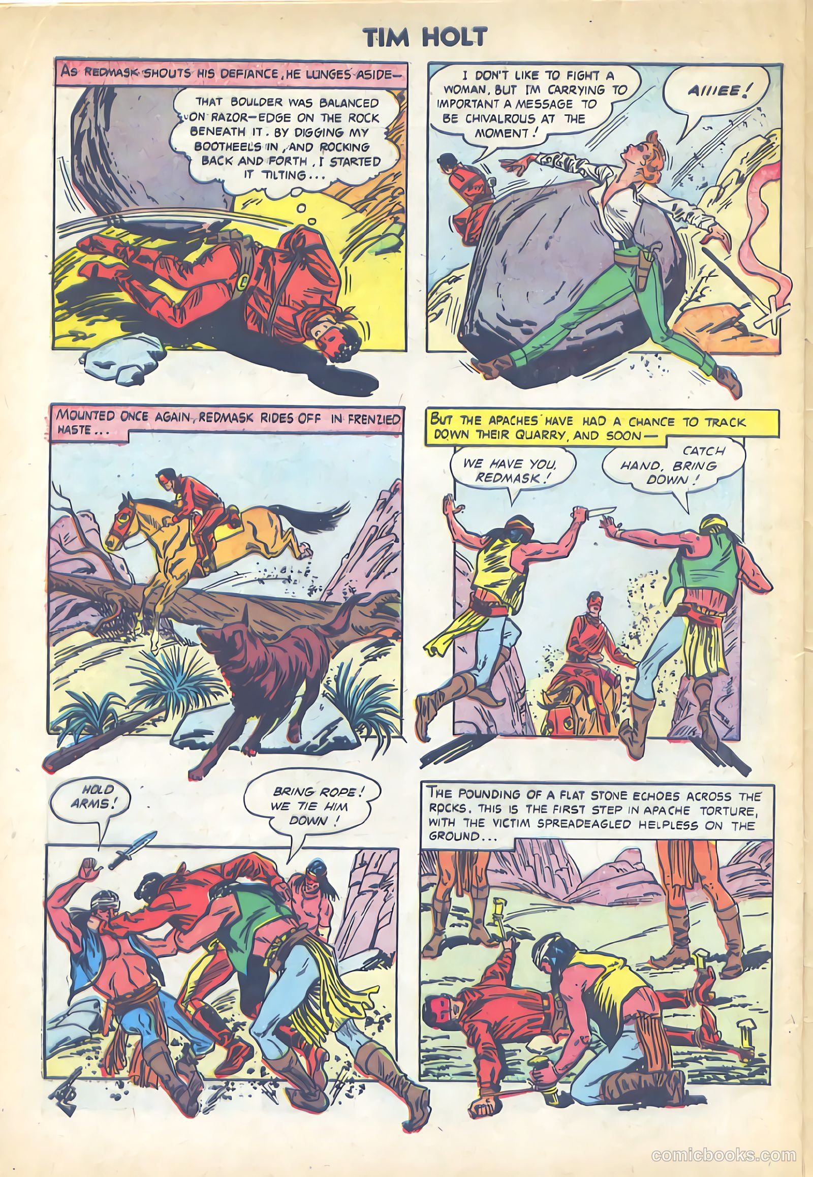 Tim Holt #40 (1954) — page 32 of 36