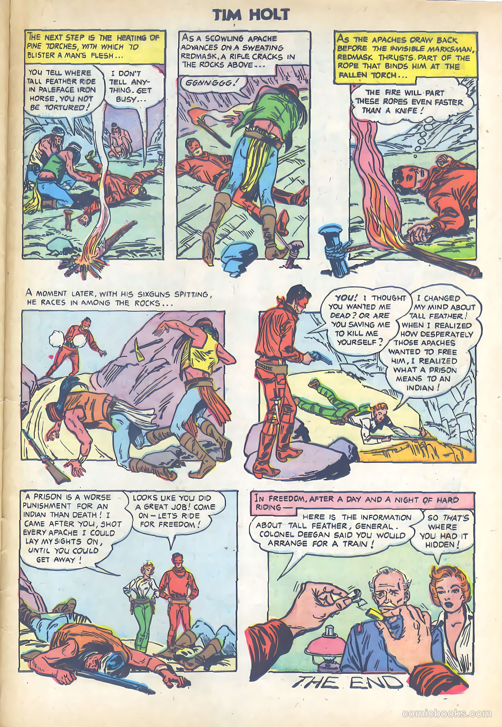 Tim Holt #40 (1954) — page 33 of 36