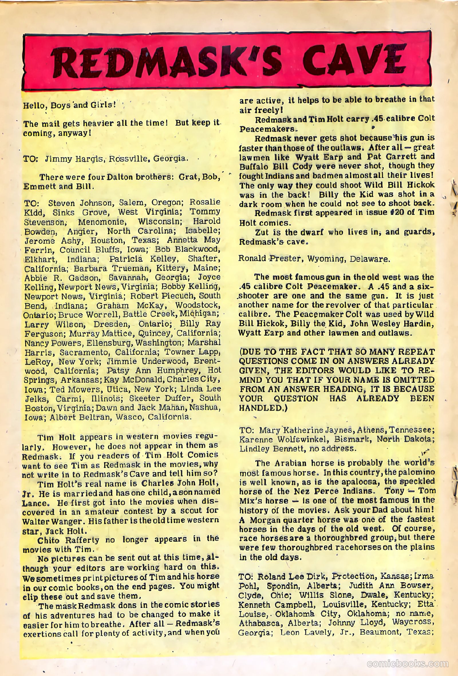 Tim Holt #41 (1954) — page 18 of 36