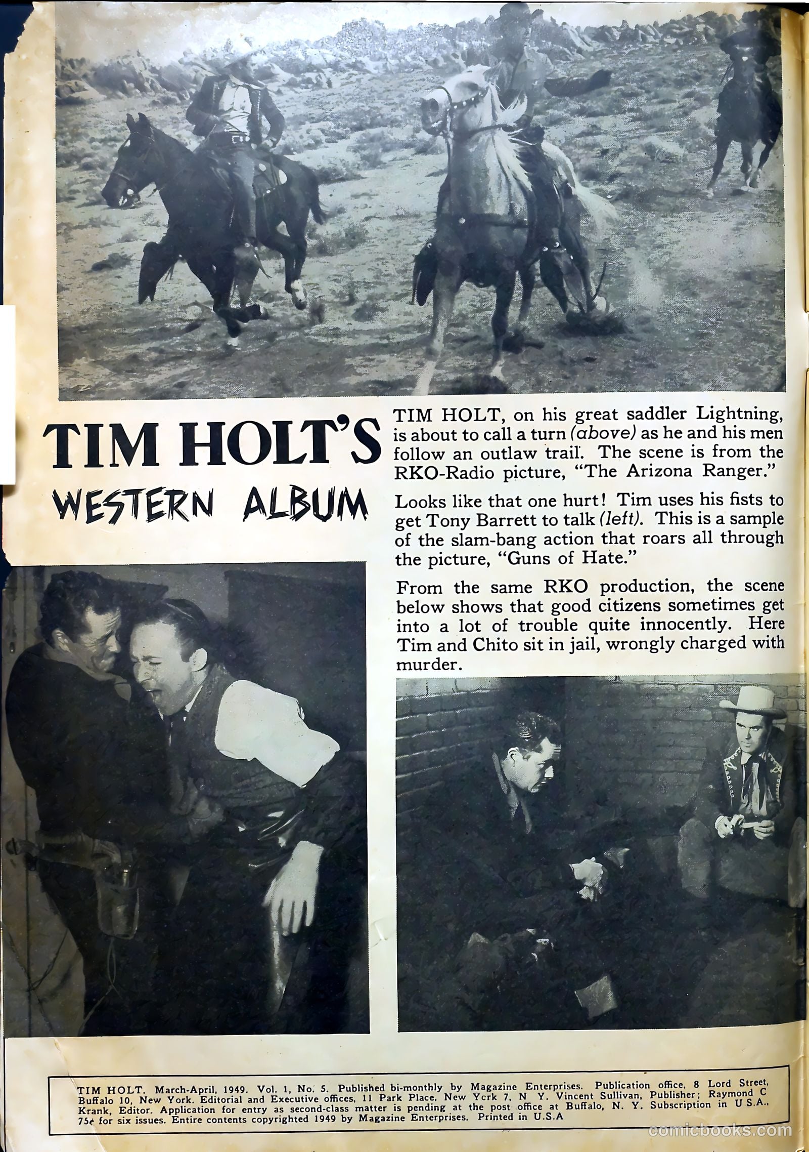 Tim Holt #5 (1949) — page 2 of 36