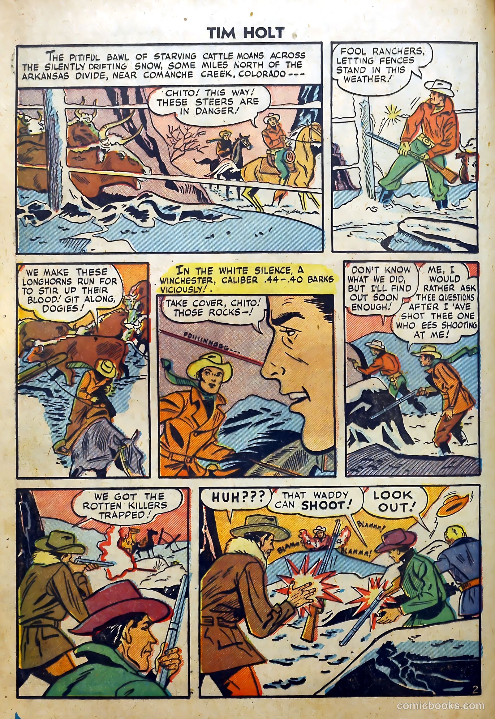 Tim Holt #5 (1949) — page 4 of 36