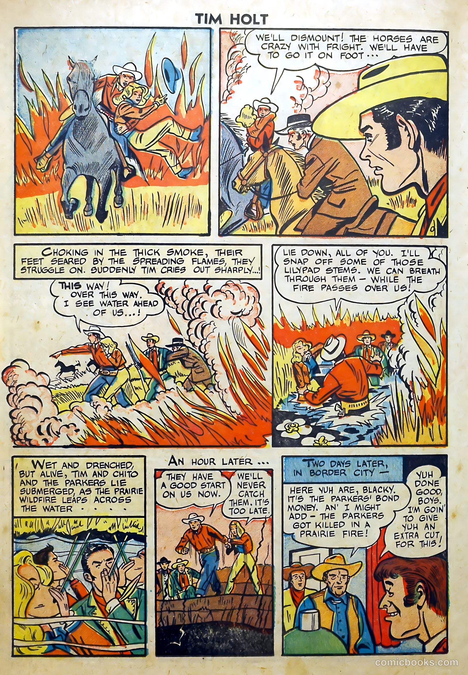 Tim Holt #5 (1949) — page 32 of 36