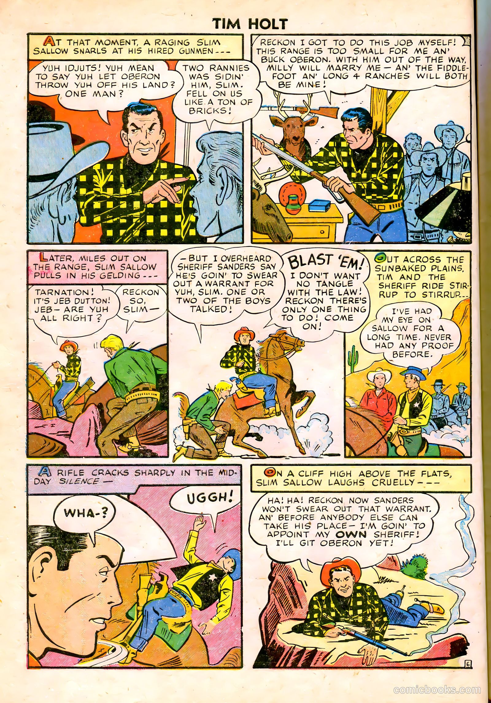 Tim Holt #6 (1949) — page 8 of 36