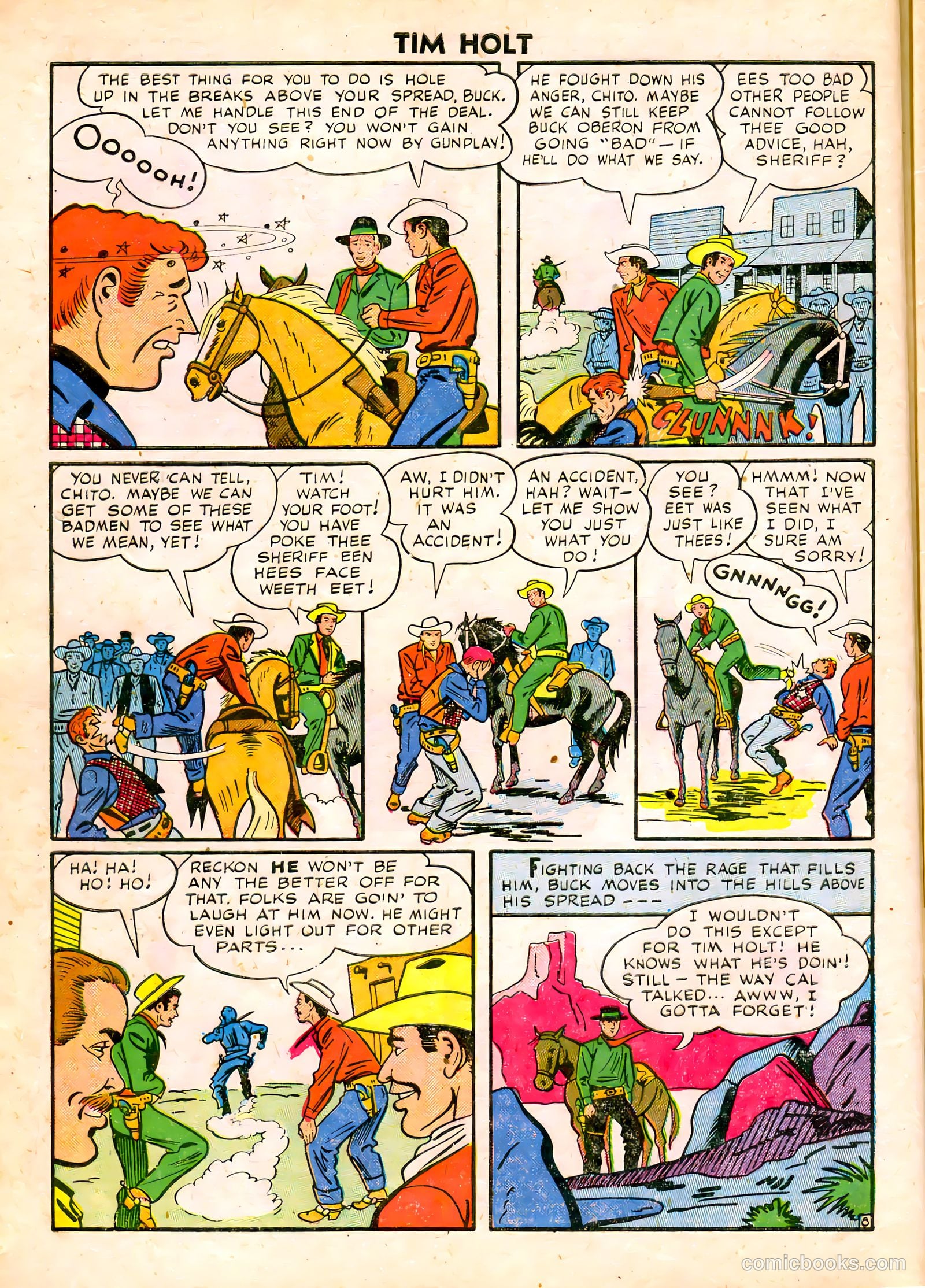 Tim Holt #6 (1949) — page 10 of 36