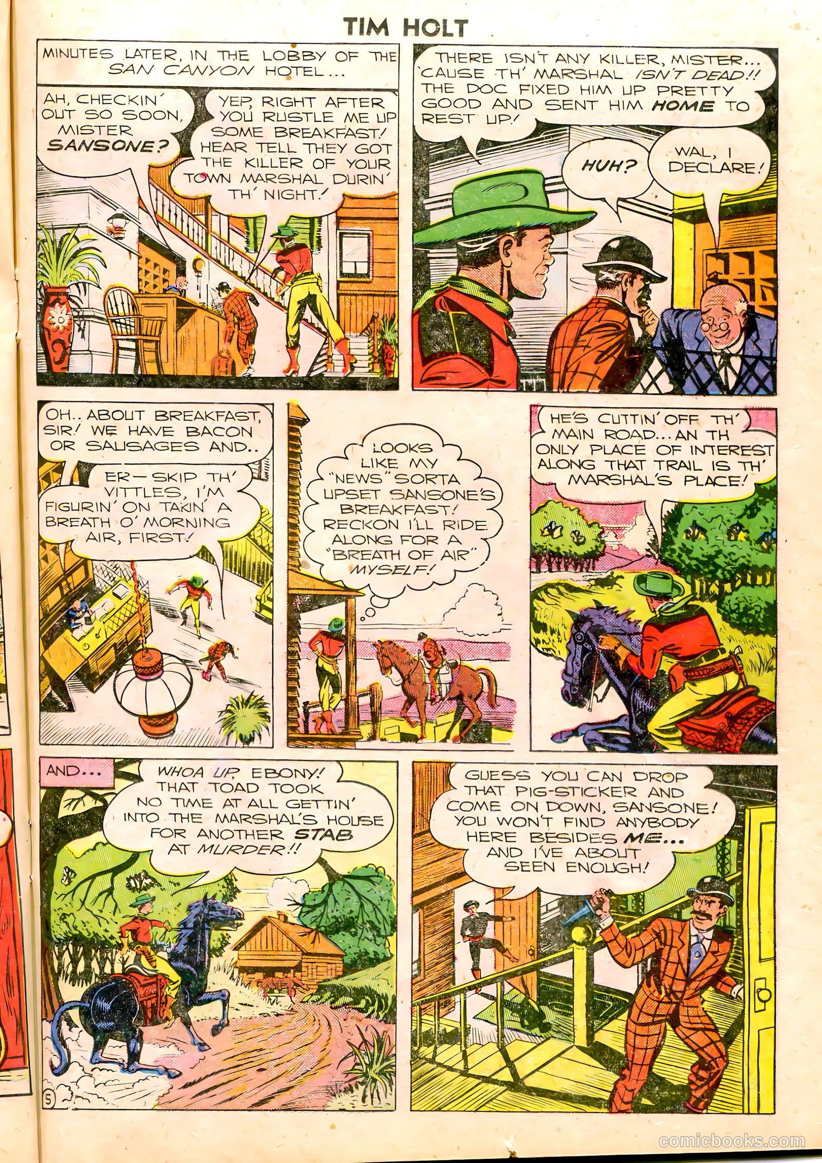 Tim Holt #6 (1949) — page 21 of 36