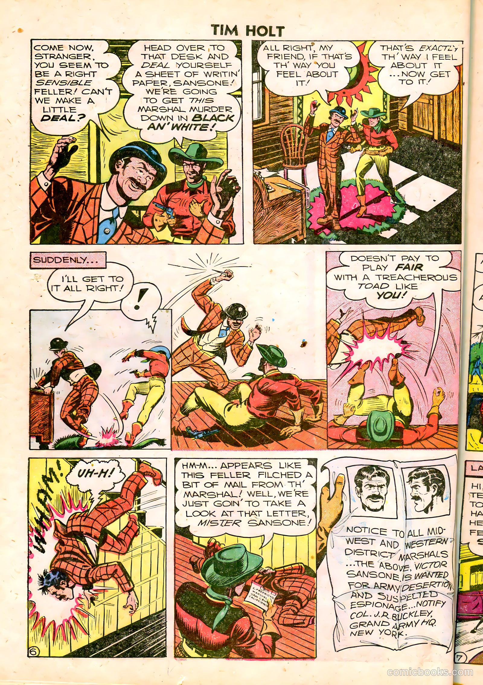 Tim Holt #6 (1949) — page 22 of 36