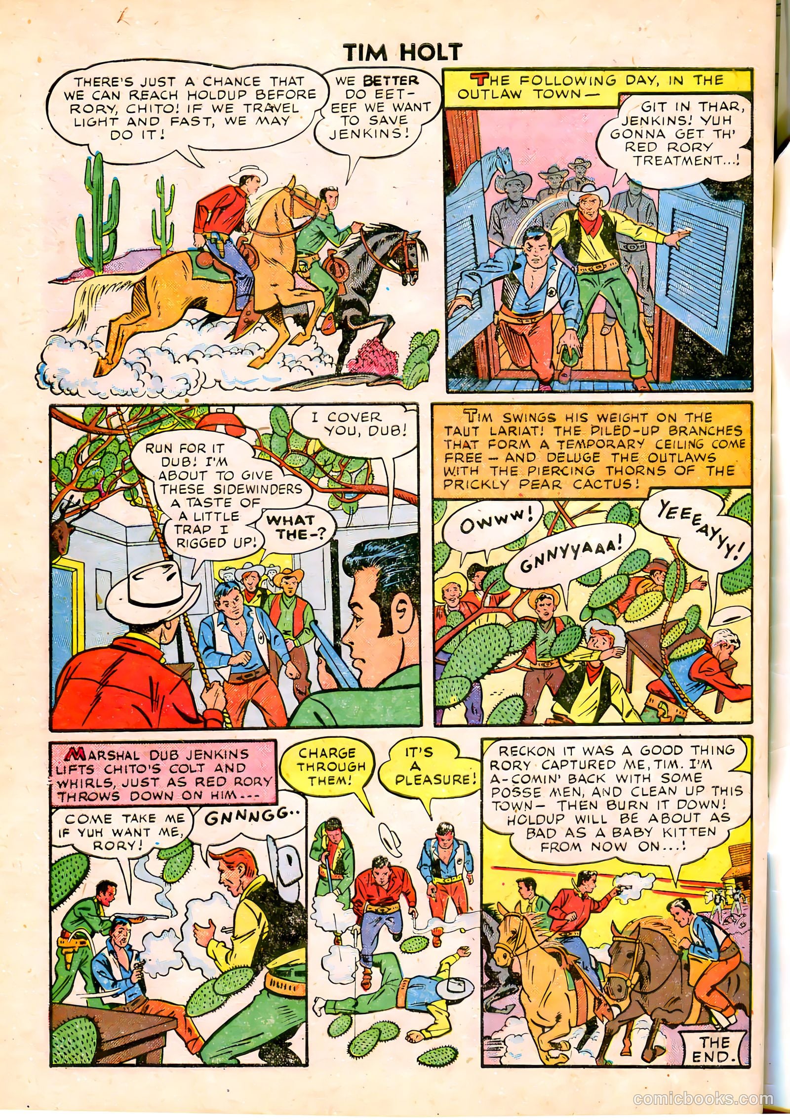Tim Holt #6 (1949) — page 34 of 36