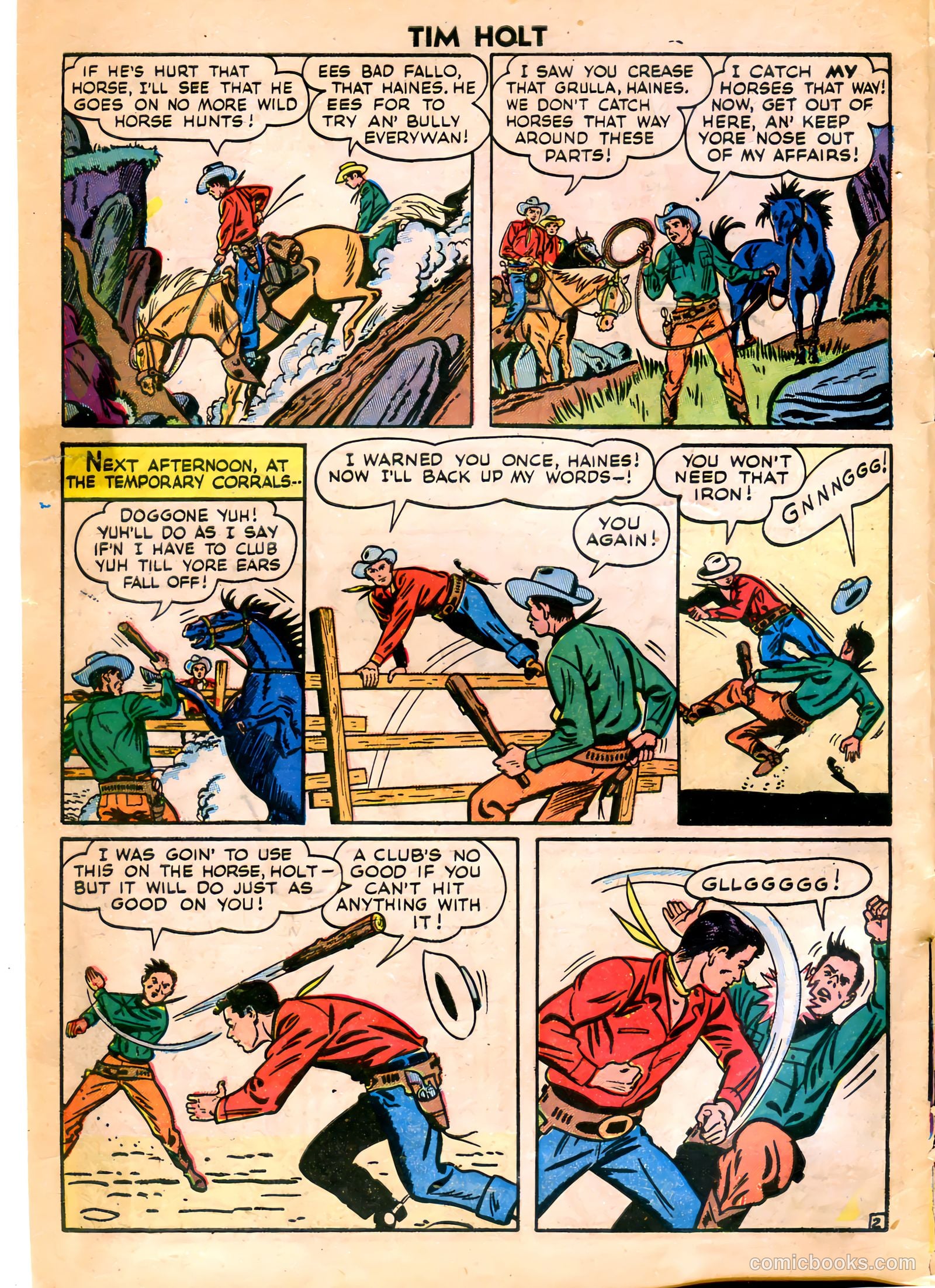 Tim Holt #7 (1949) — page 4 of 36