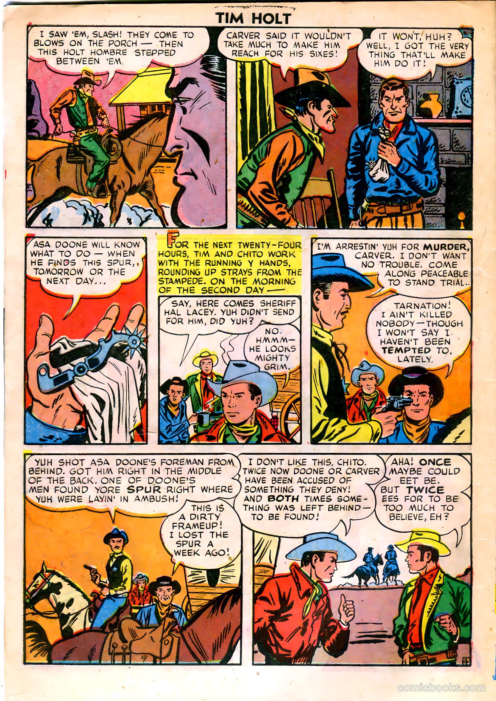 Tim Holt #8 (1949) — page 6 of 36
