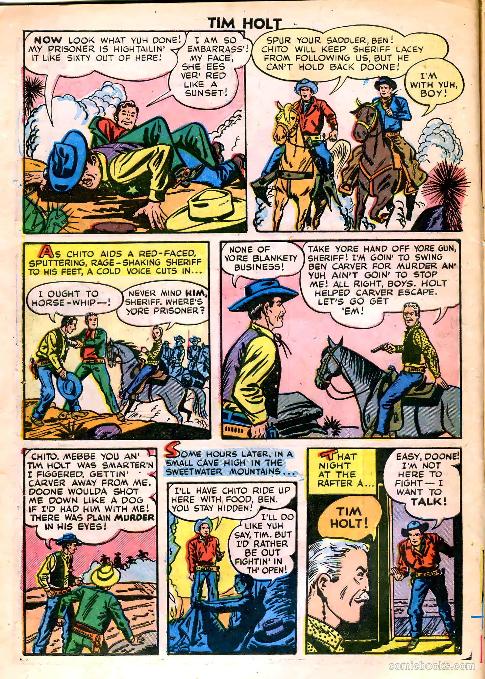Tim Holt #8 (1949) — page 8 of 36