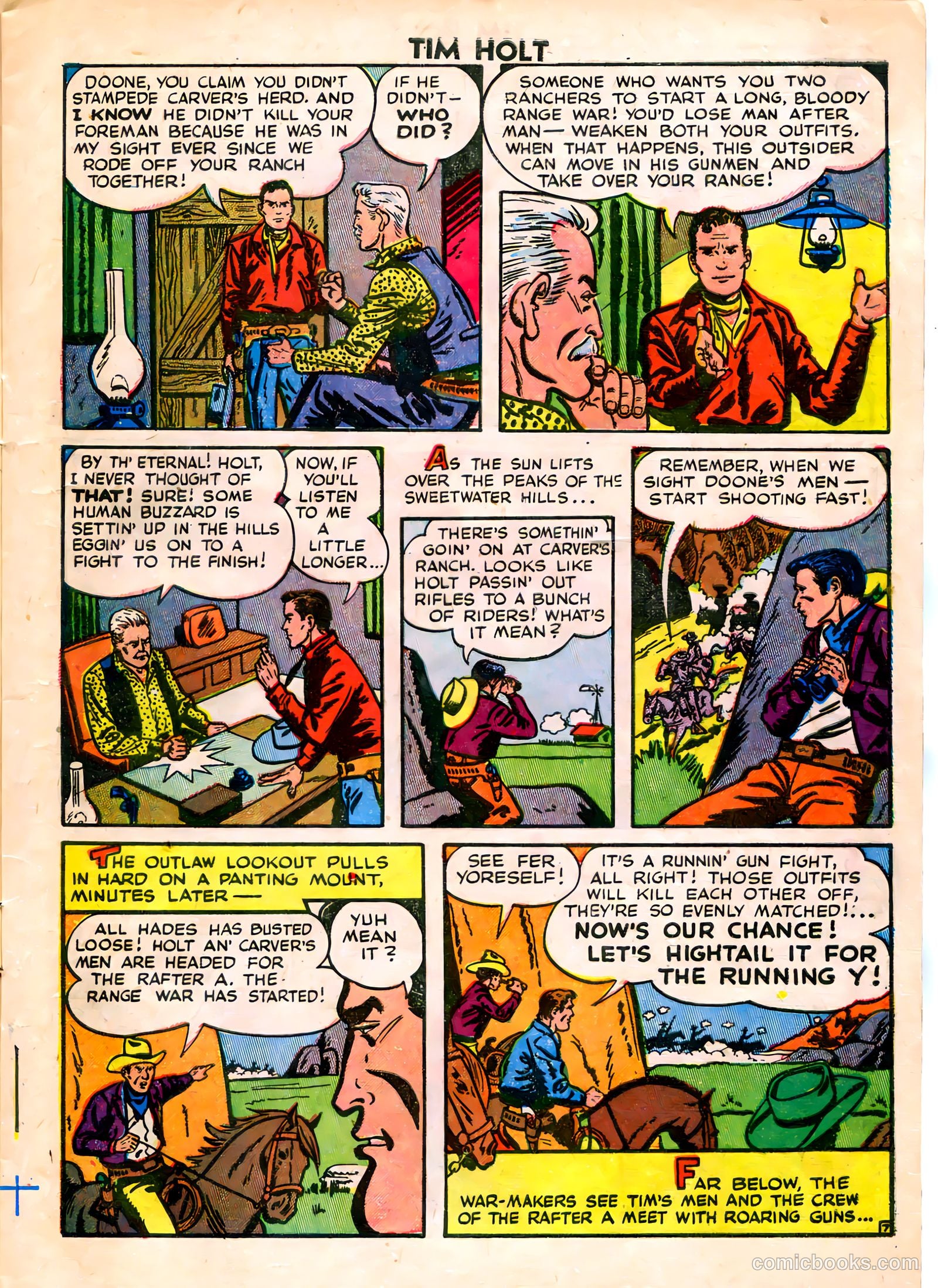 Tim Holt #8 (1949) — page 9 of 36