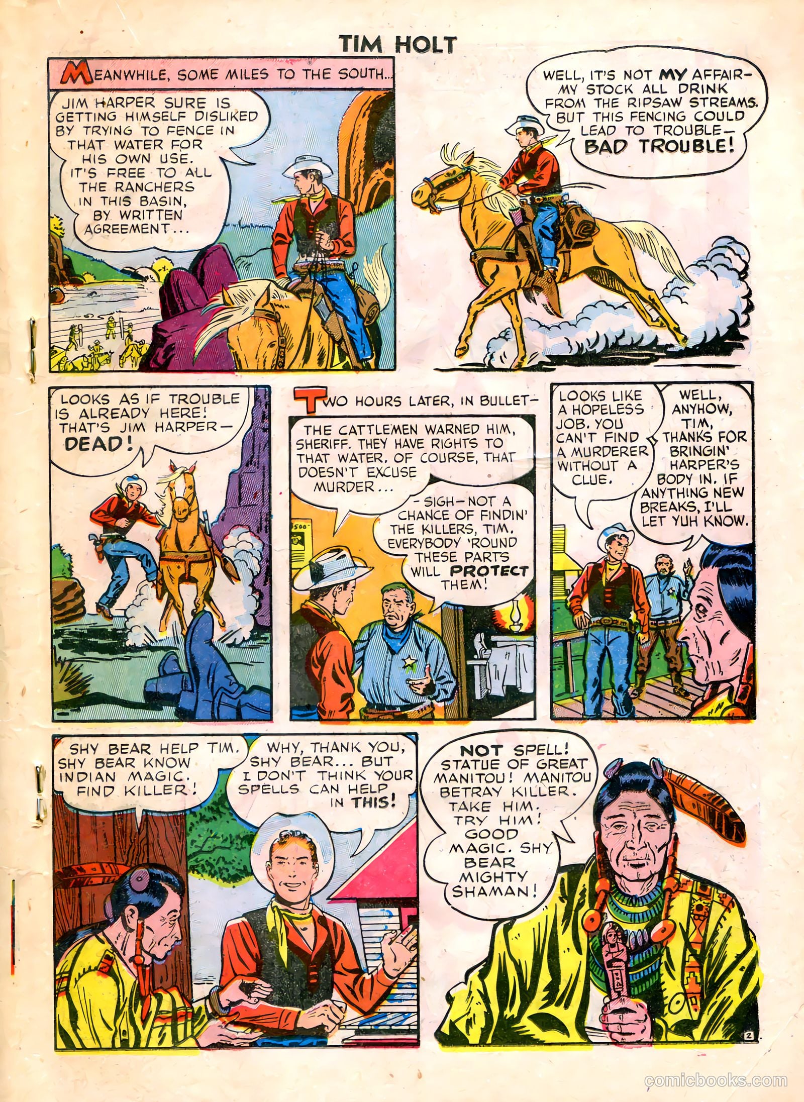 Tim Holt #8 (1949) — page 19 of 36